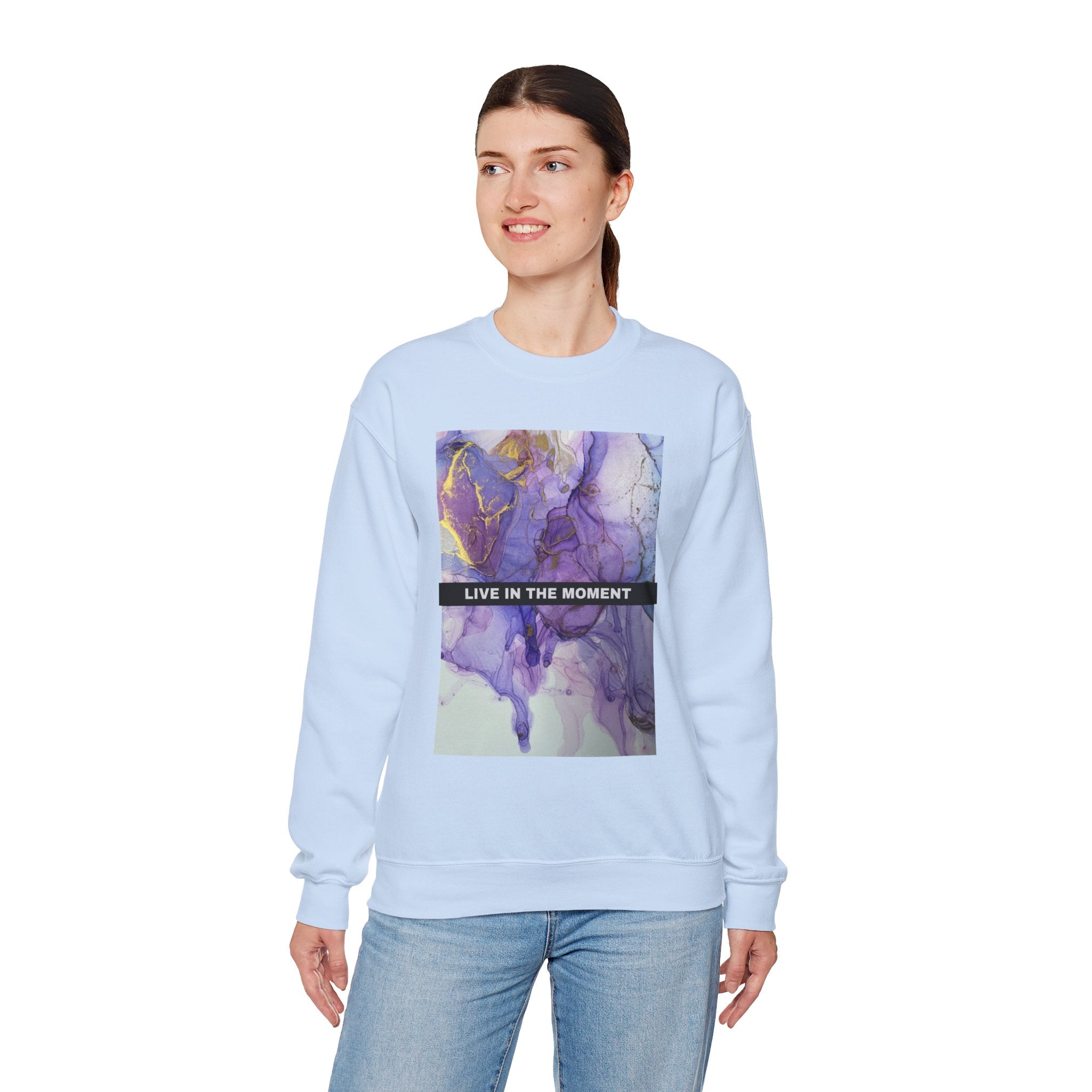 Live in the Moment Unisex Heavy Blend™ Crewneck Sweatshirt