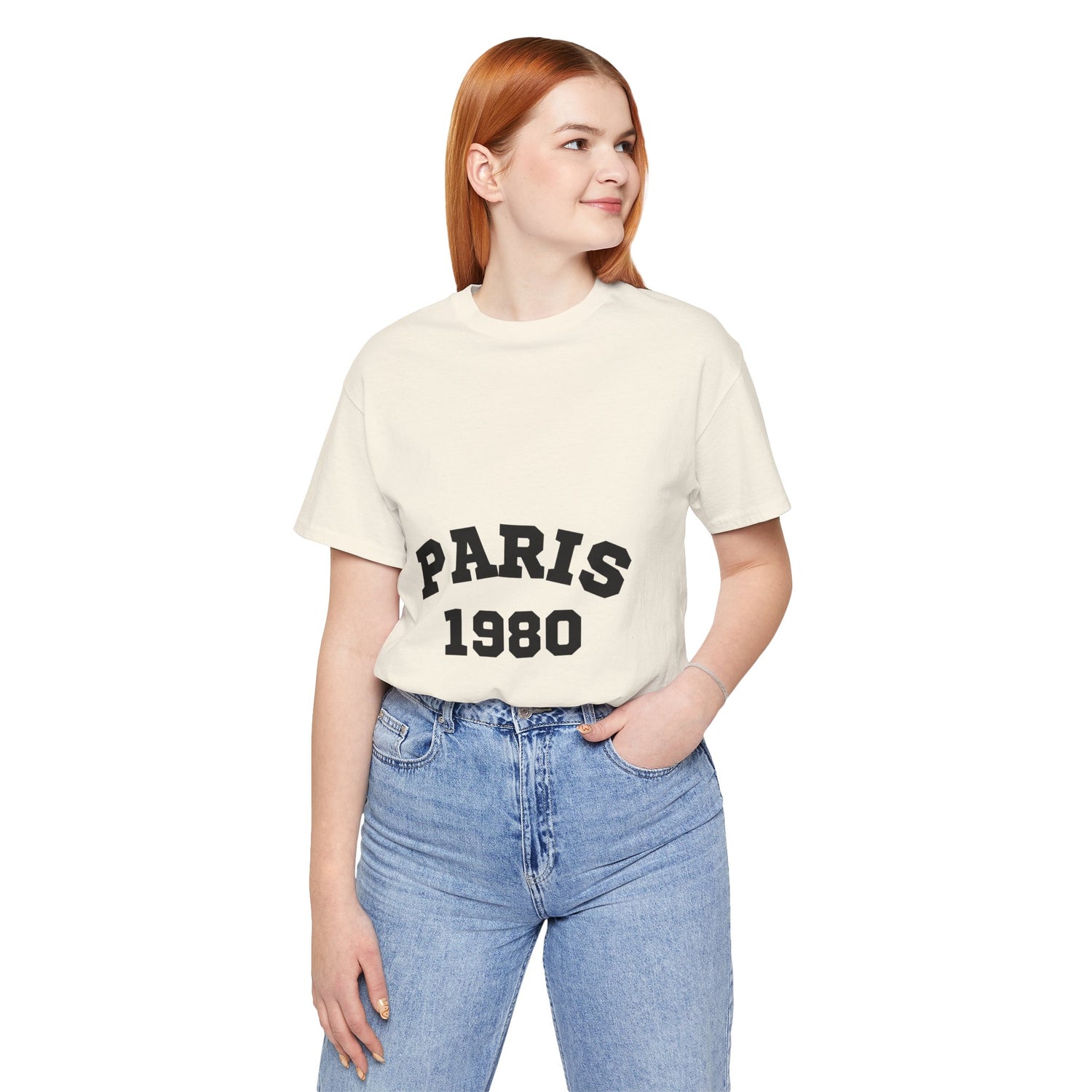 Paris 1980 Unisex Jersey Short Sleeve Tee