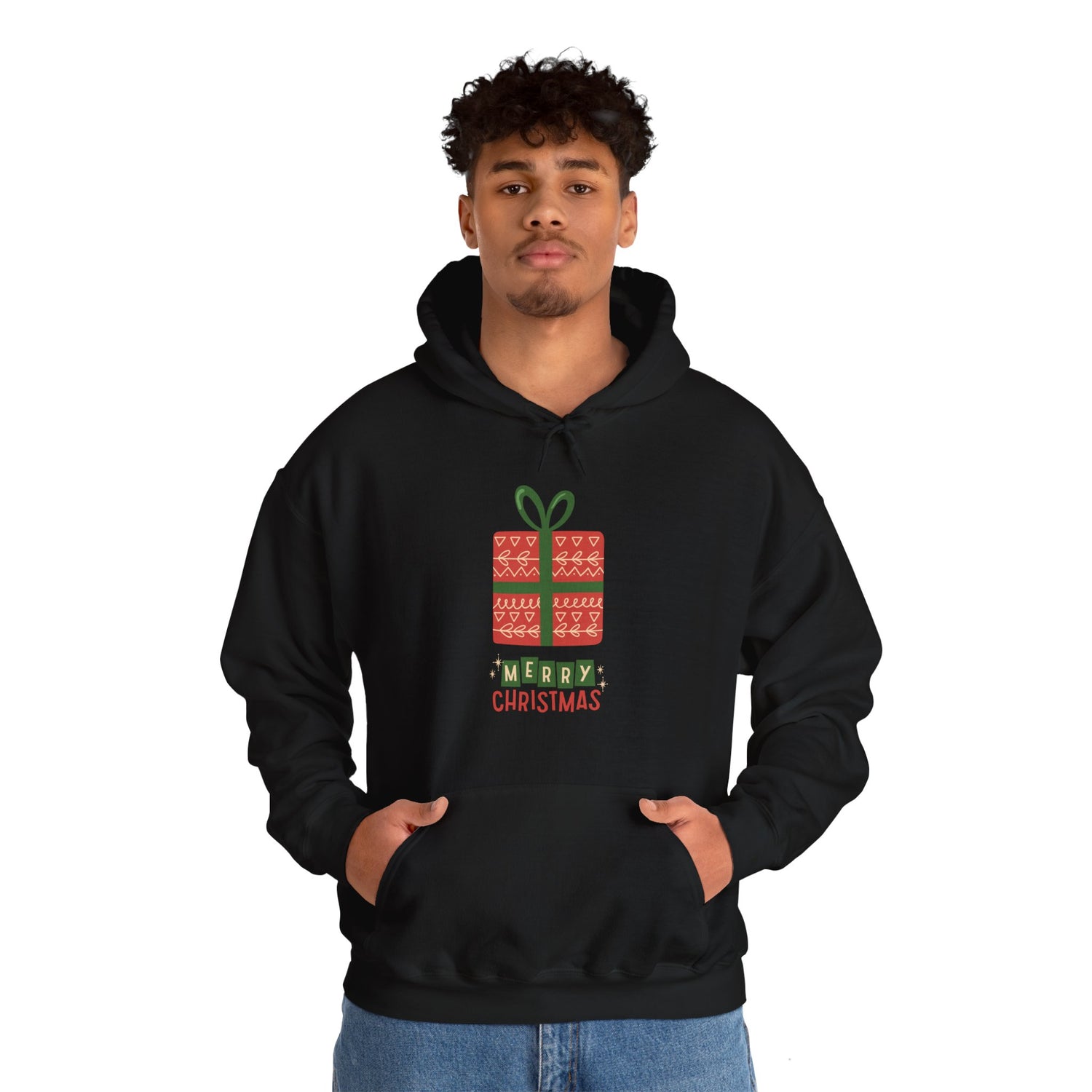 Merry Christmas II Unisex Heavy Blend™ Hooded Sweatshirt