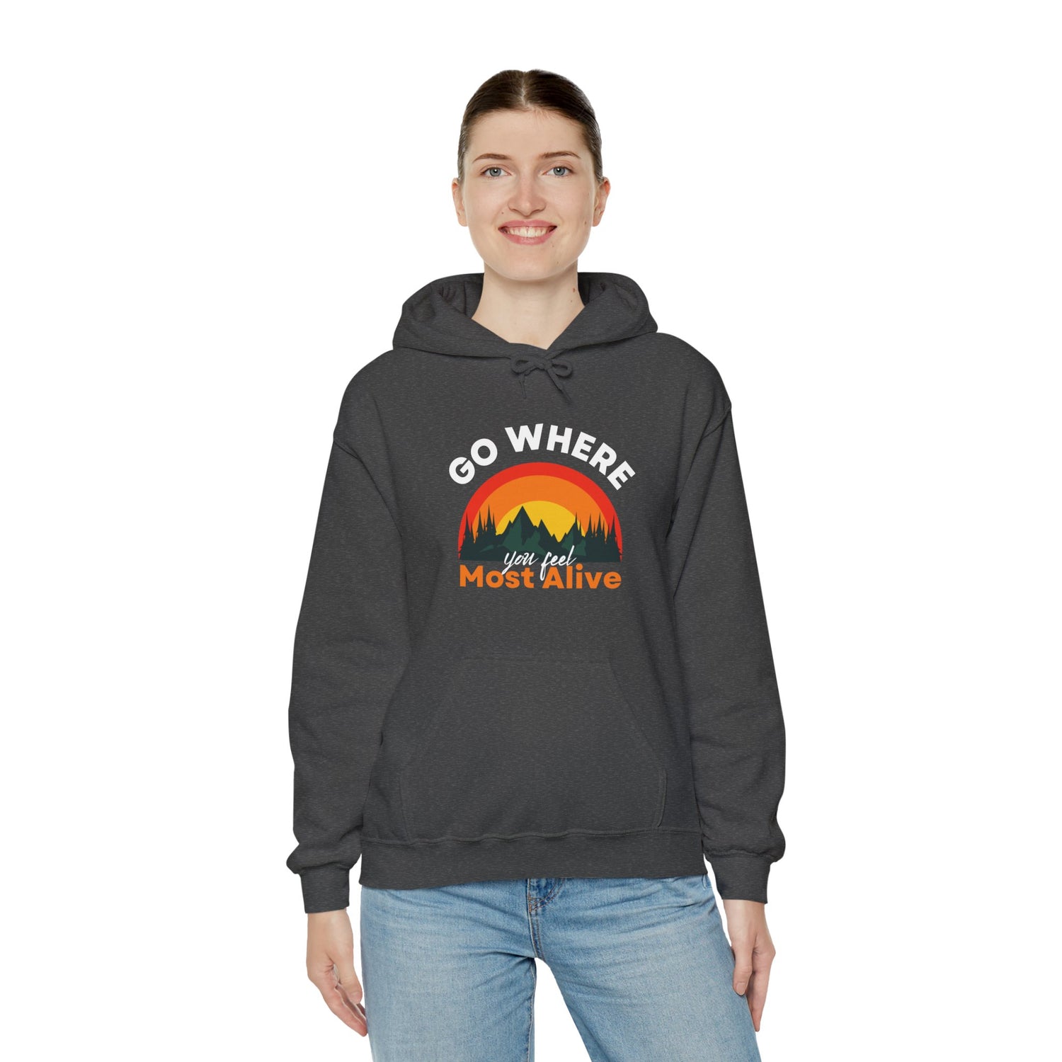 Go Alive Unisex Heavy Blend™ Hooded Sweatshirt