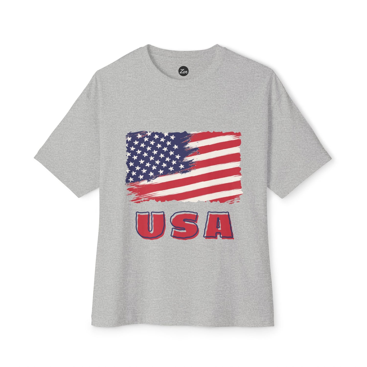 USA Unisex Oversized Boxy Tee