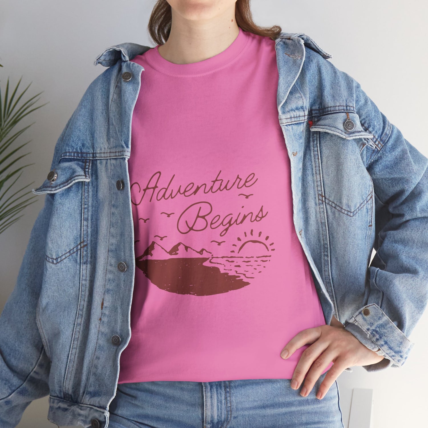 Adventure Begins Unisex Heavy Cotton Tee