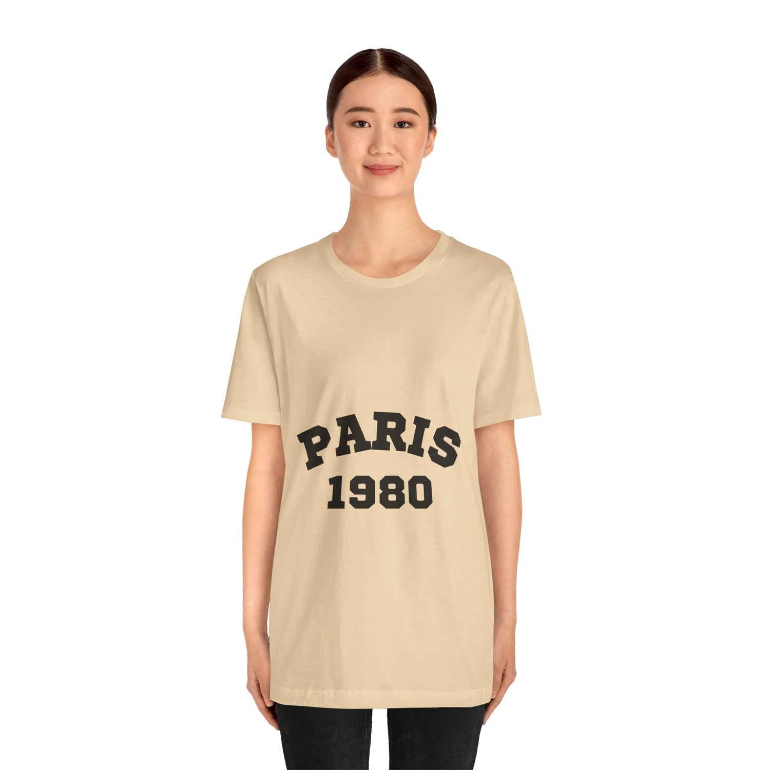 Paris 1980 Unisex Jersey Short Sleeve Tee