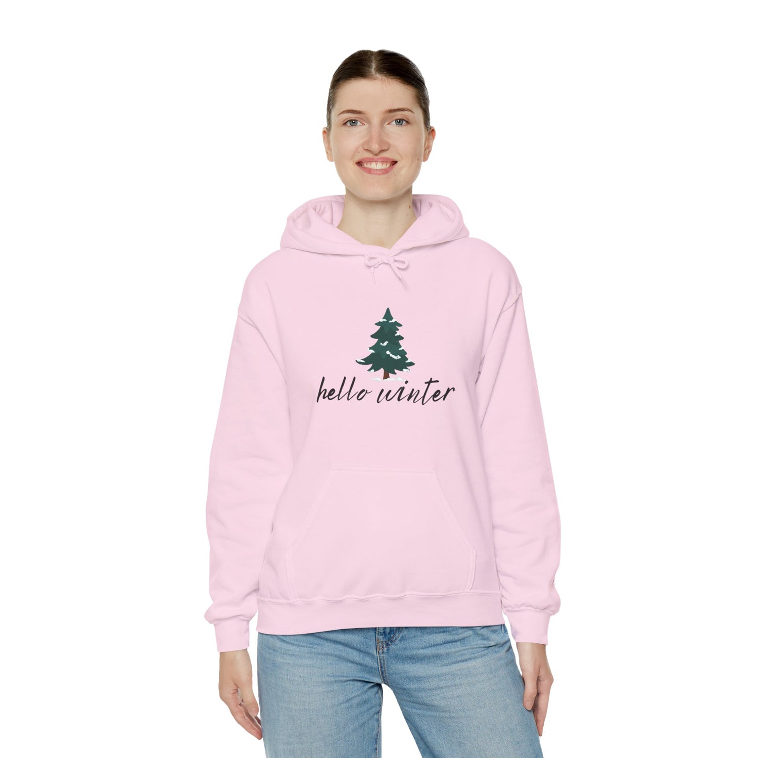 Hello Winter Unisex Heavy Blend™ Hooded Sweatshirt