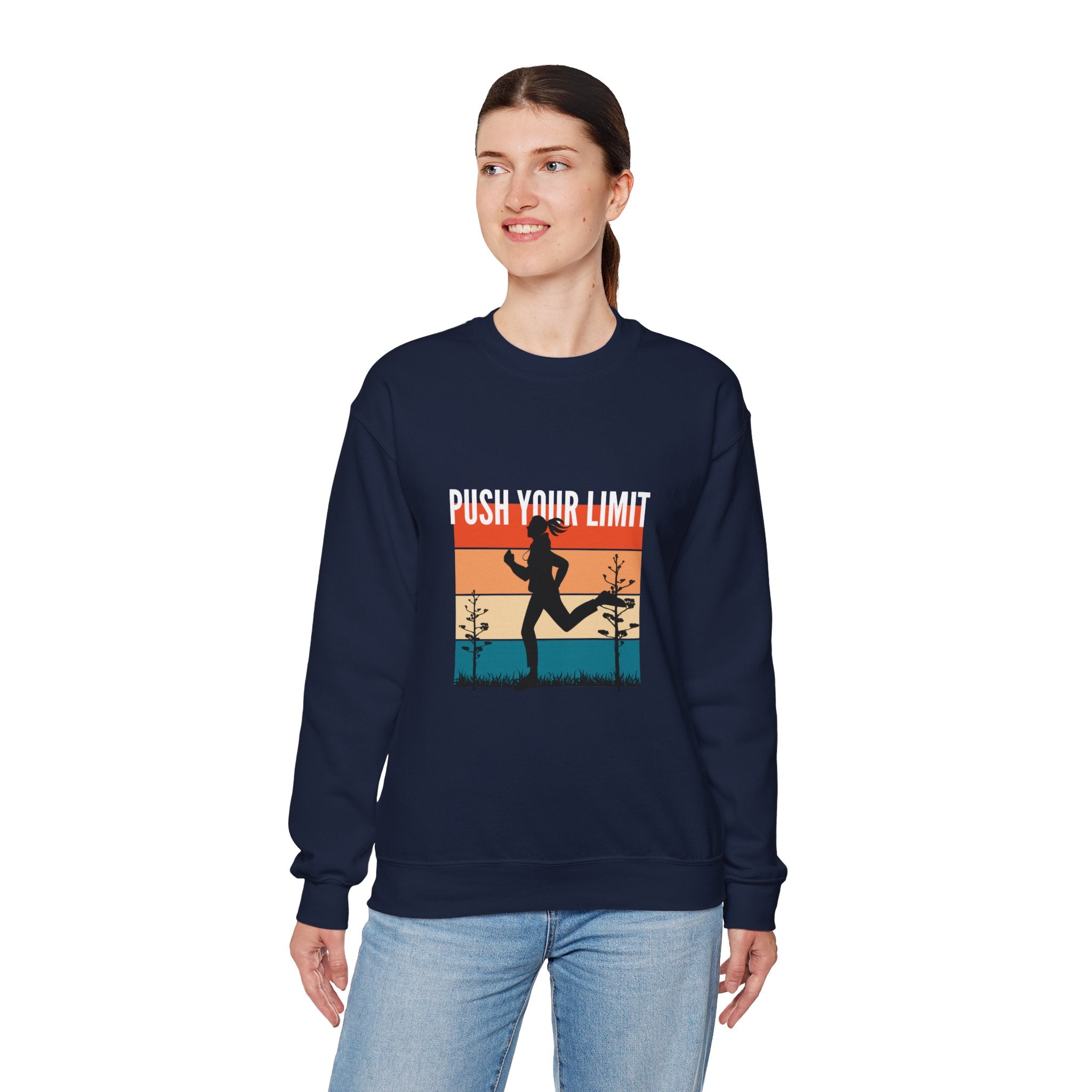 Push Your Limit Unisex Heavy Blend™ Crewneck Sweatshirt