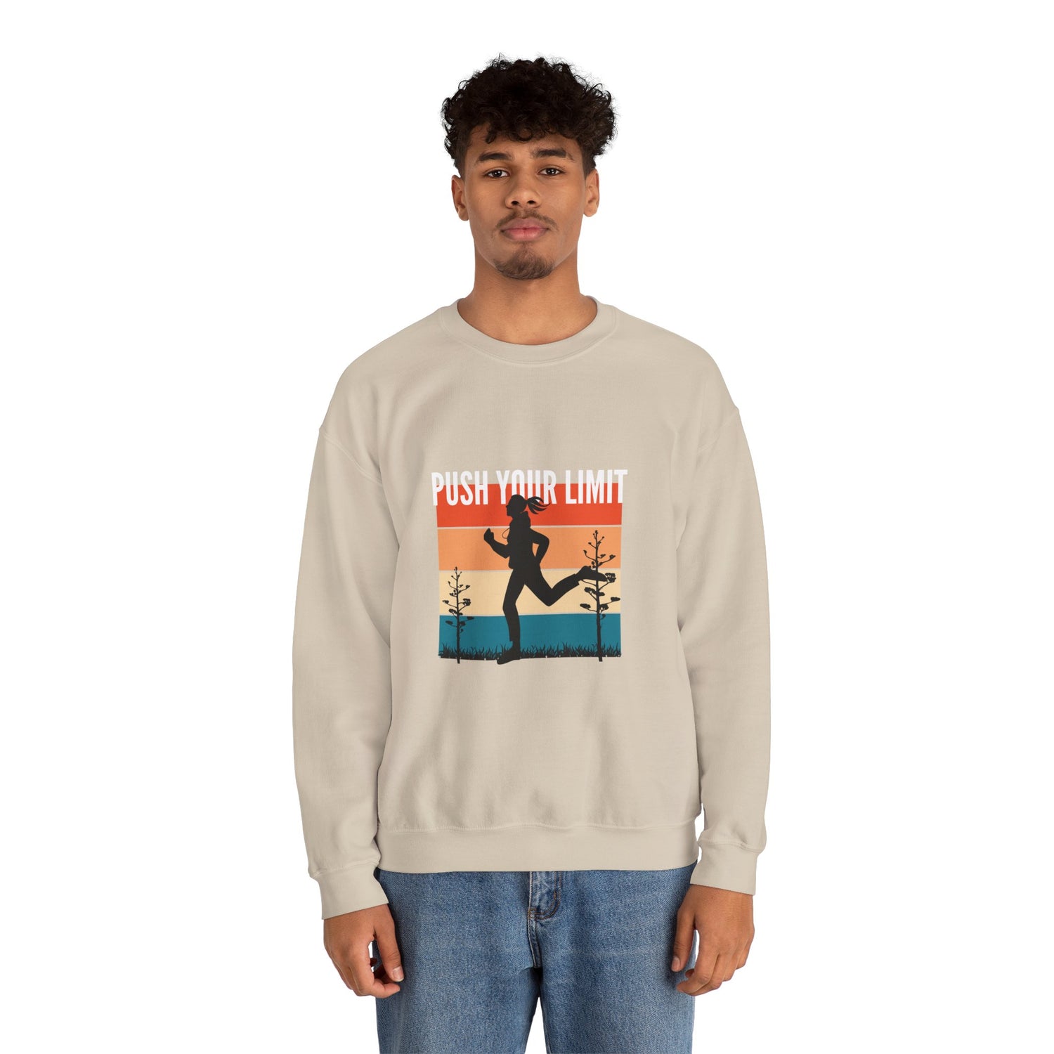 Push Your Limit Unisex Heavy Blend™ Crewneck Sweatshirt