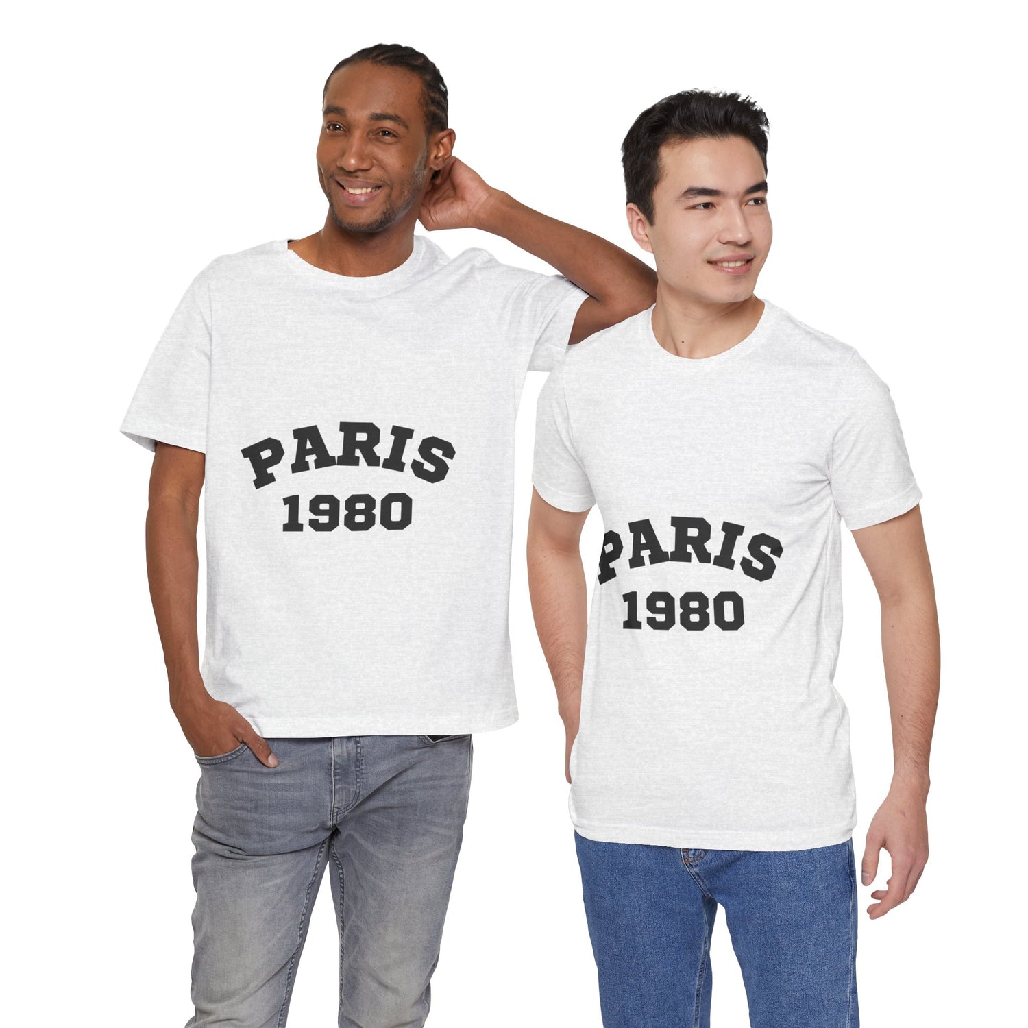 Paris 1980 Unisex Jersey Short Sleeve Tee