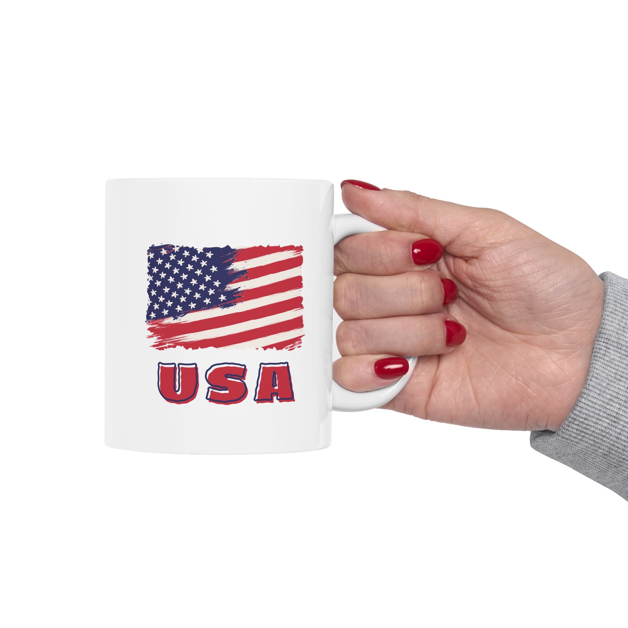 USA Ceramic Mug, (11oz, 15oz)