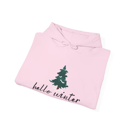 Hello Winter Unisex Heavy Blend™ Hooded Sweatshirt