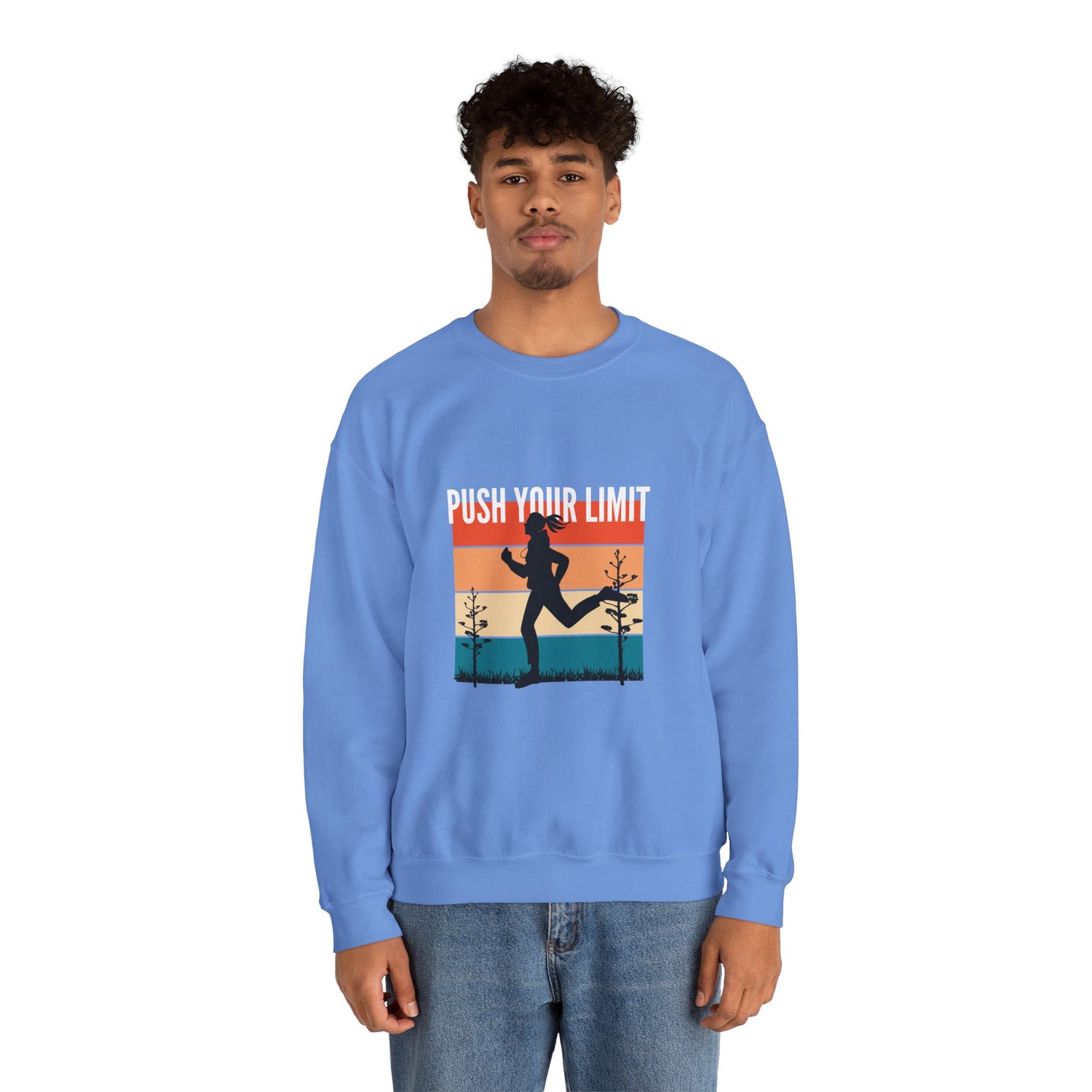 Push Your Limit Unisex Heavy Blend™ Crewneck Sweatshirt