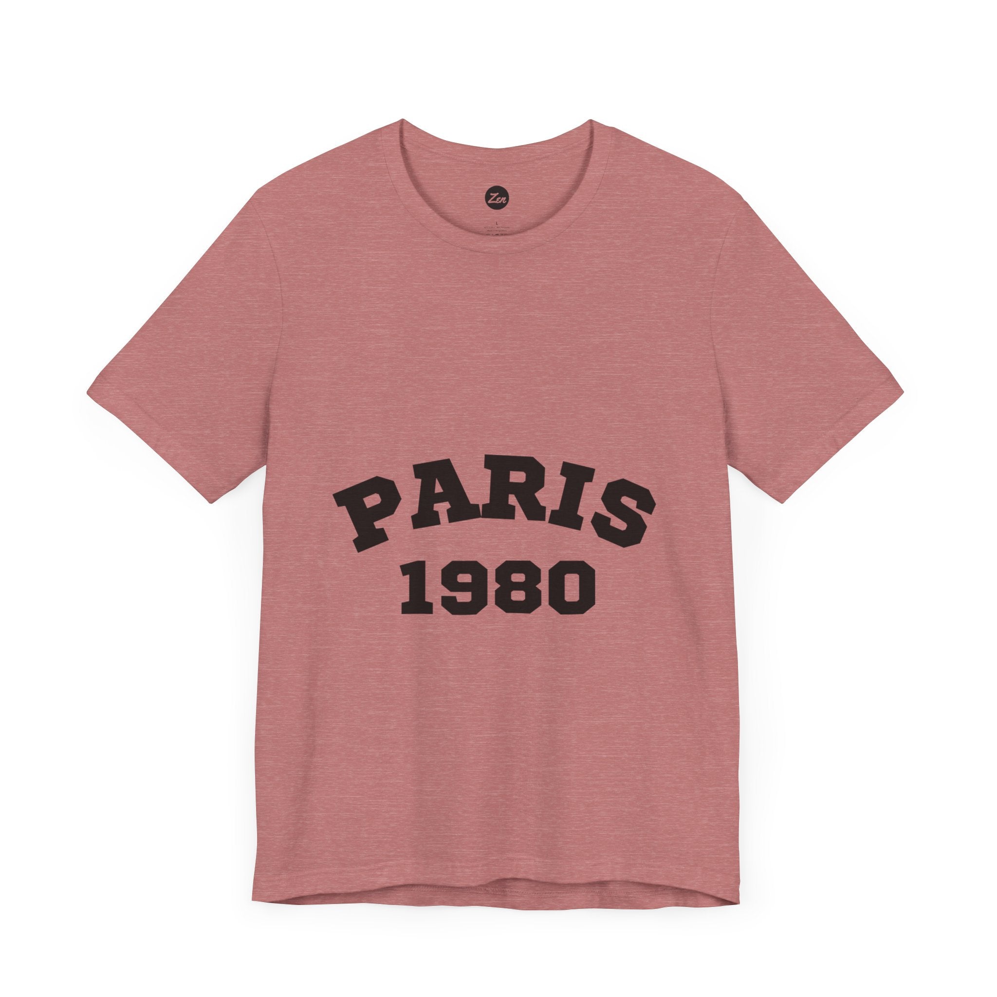 Paris 1980 Unisex Jersey Short Sleeve Tee