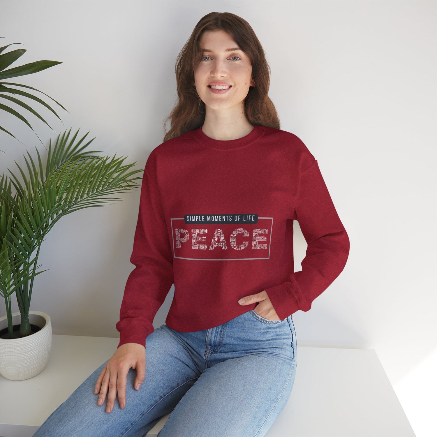 Peace Unisex Heavy Blend™ Crewneck Sweatshirt