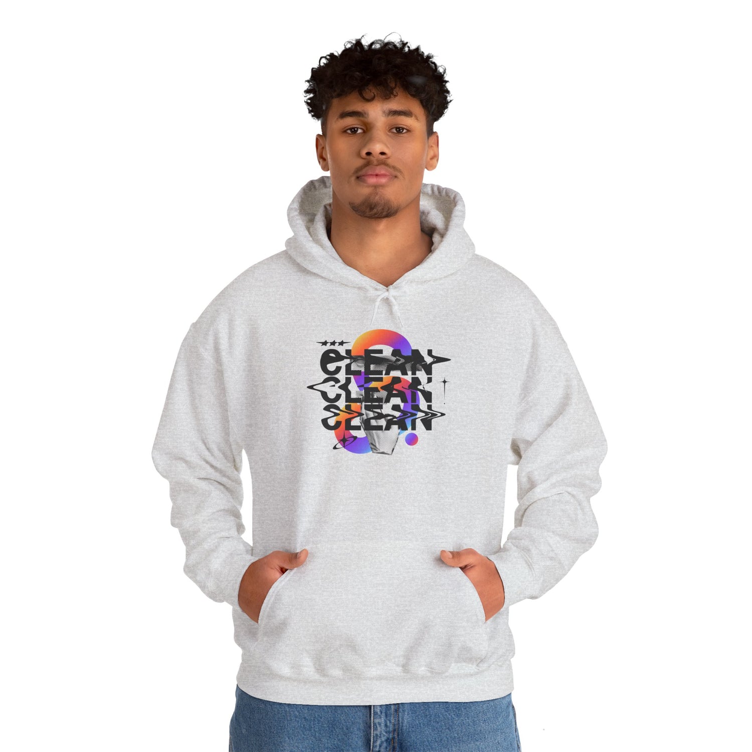 Clean Unisex Heavy Blend™ Hooded Sweatshirt