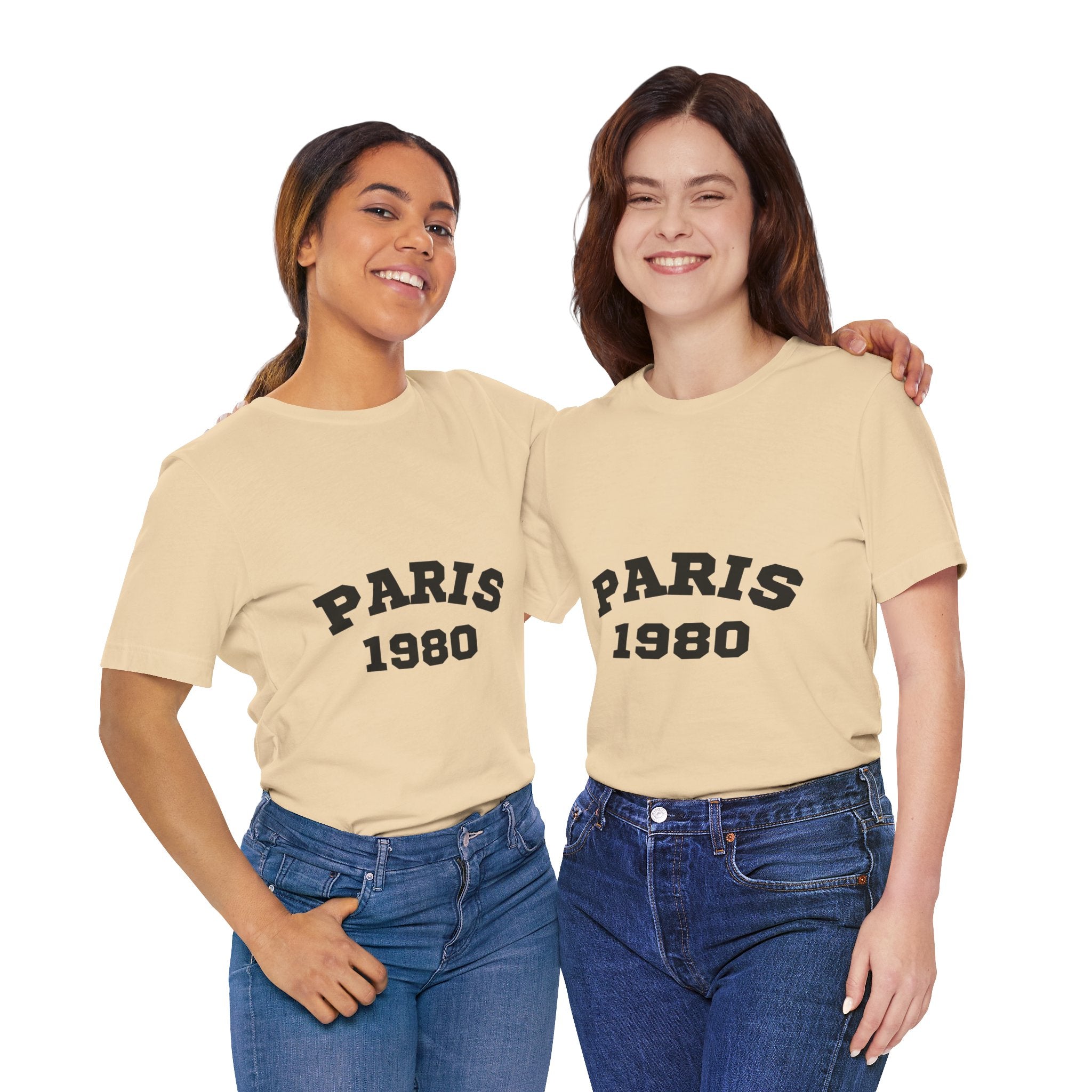 Paris 1980 Unisex Jersey Short Sleeve Tee