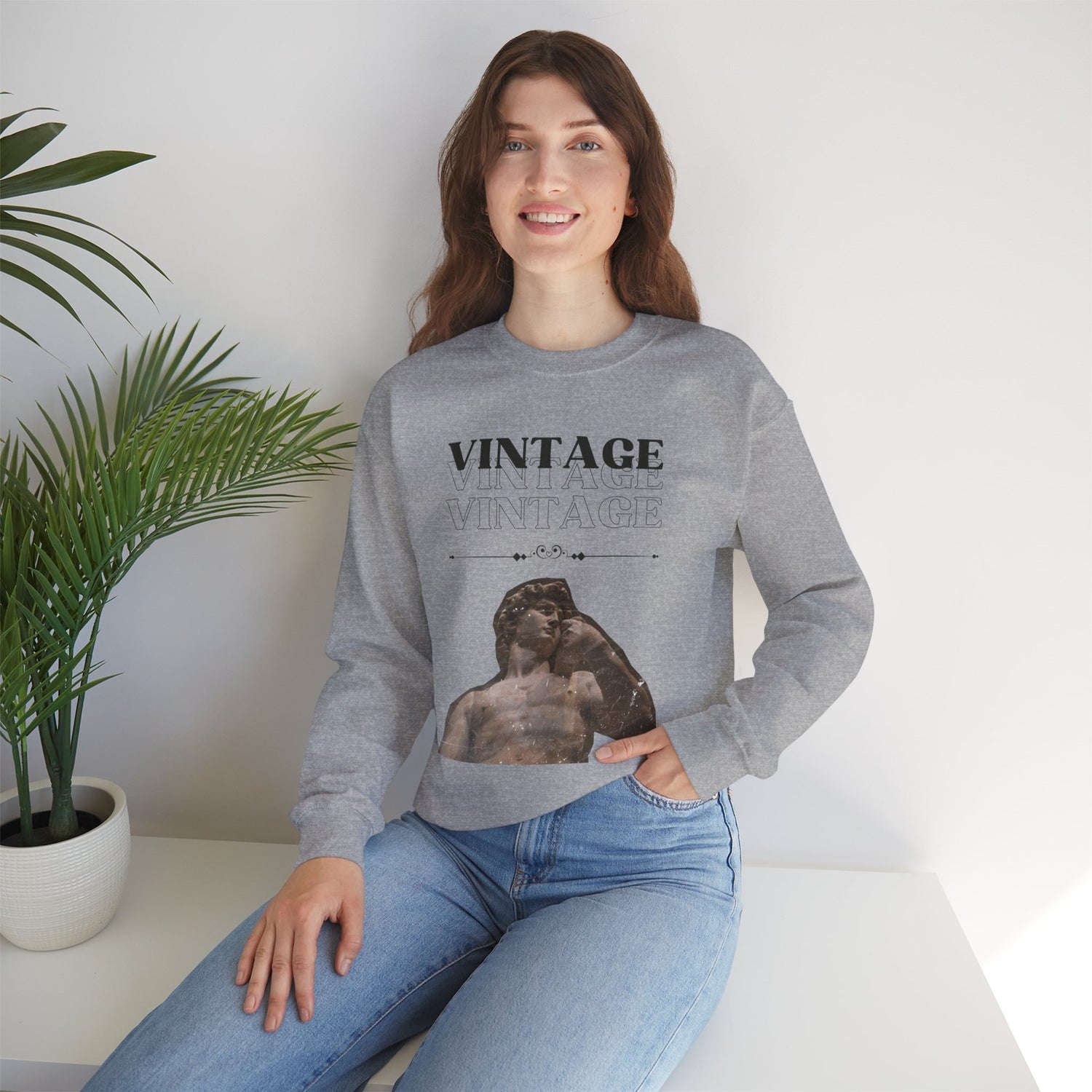 Vintage Unisex Heavy Blend™ Crewneck Sweatshirt