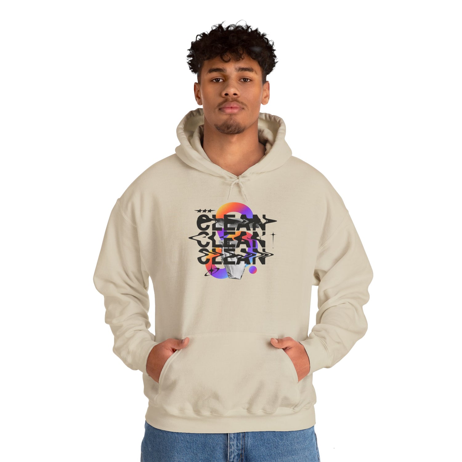 Clean Unisex Heavy Blend™ Hooded Sweatshirt