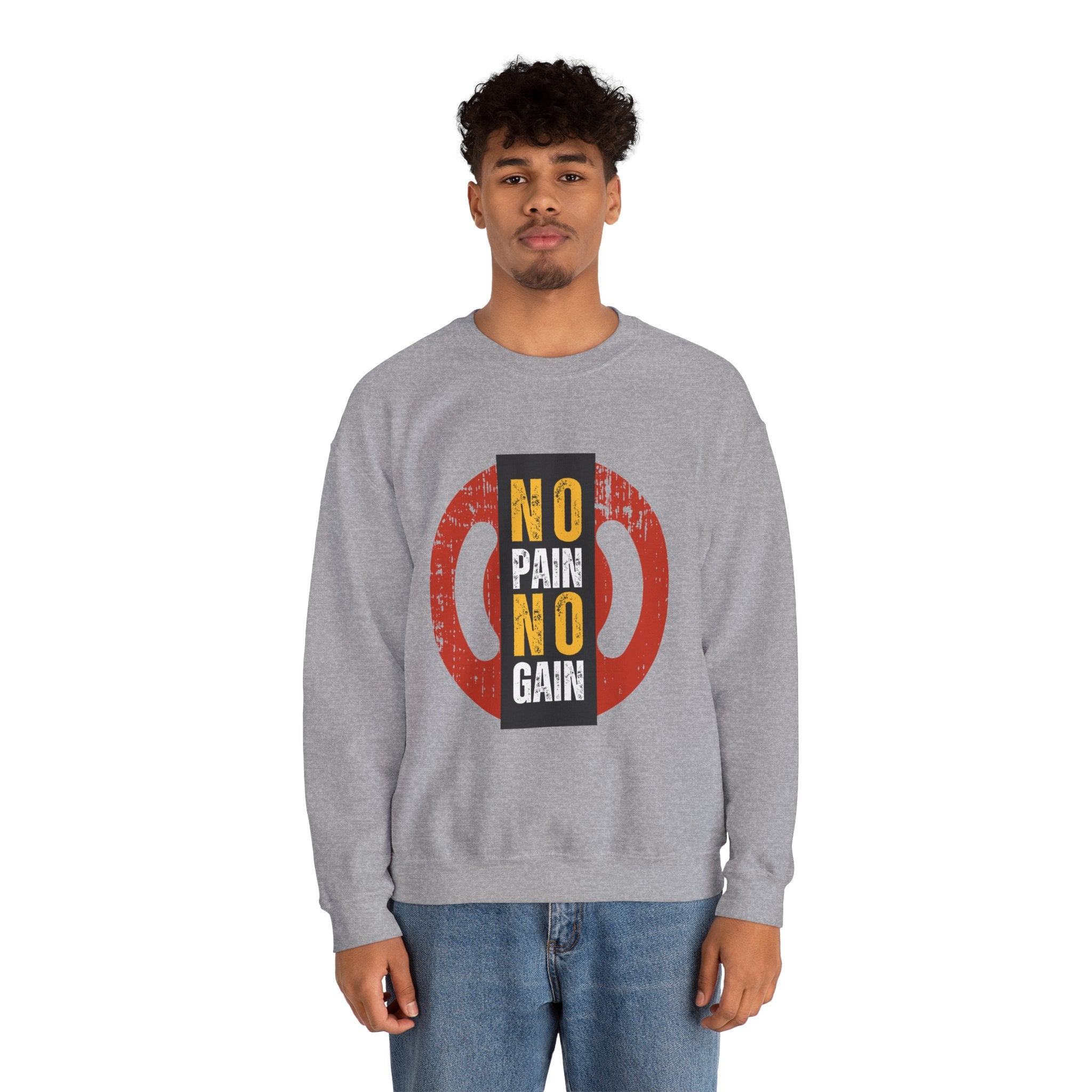 No Pain No Gain Unisex Heavy Blend™ Crewneck Sweatshirt