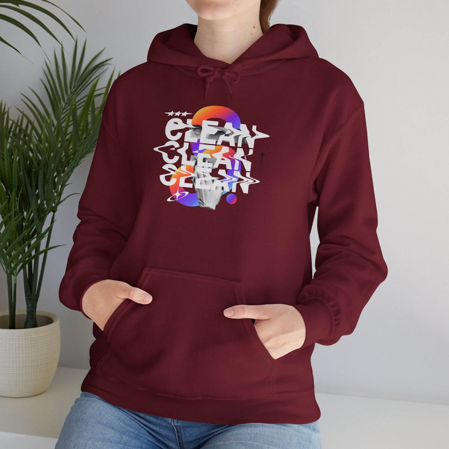 Clean Unisex Heavy Blend™ Hooded Sweatshirt