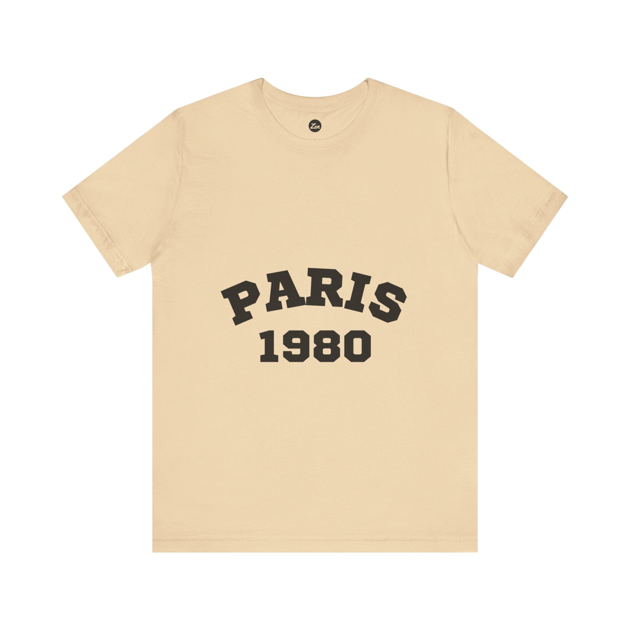 Paris 1980 Unisex Jersey Short Sleeve Tee