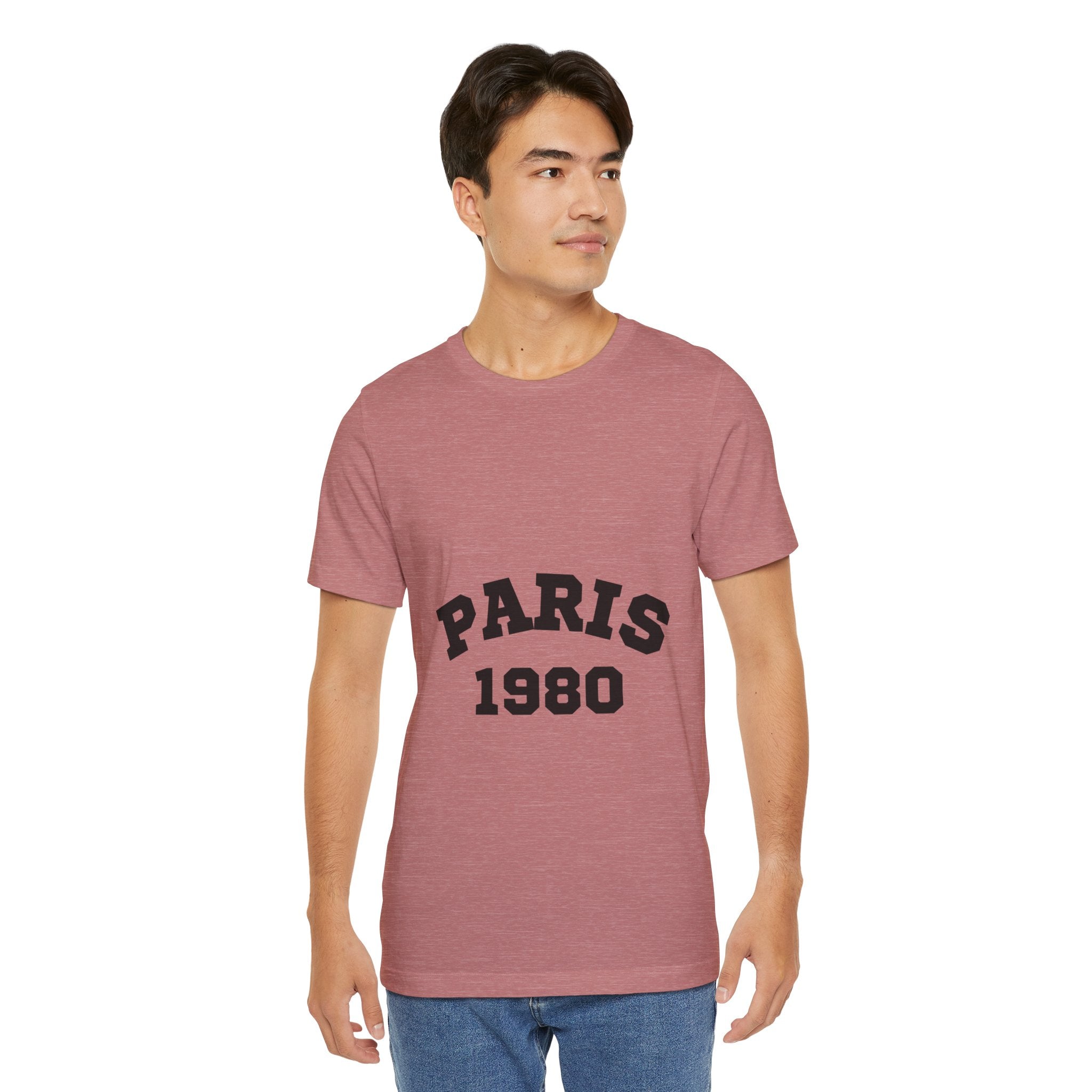 Paris 1980 Unisex Jersey Short Sleeve Tee