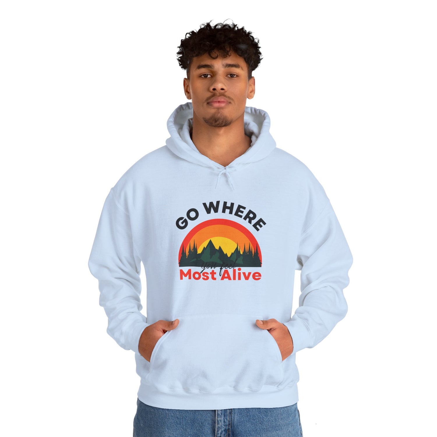 Go Alive Unisex Heavy Blend™ Hooded Sweatshirt