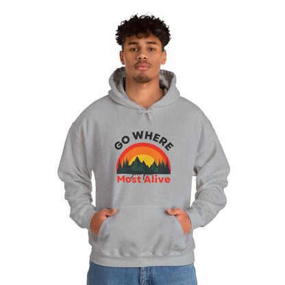 Go Alive Unisex Heavy Blend™ Hooded Sweatshirt