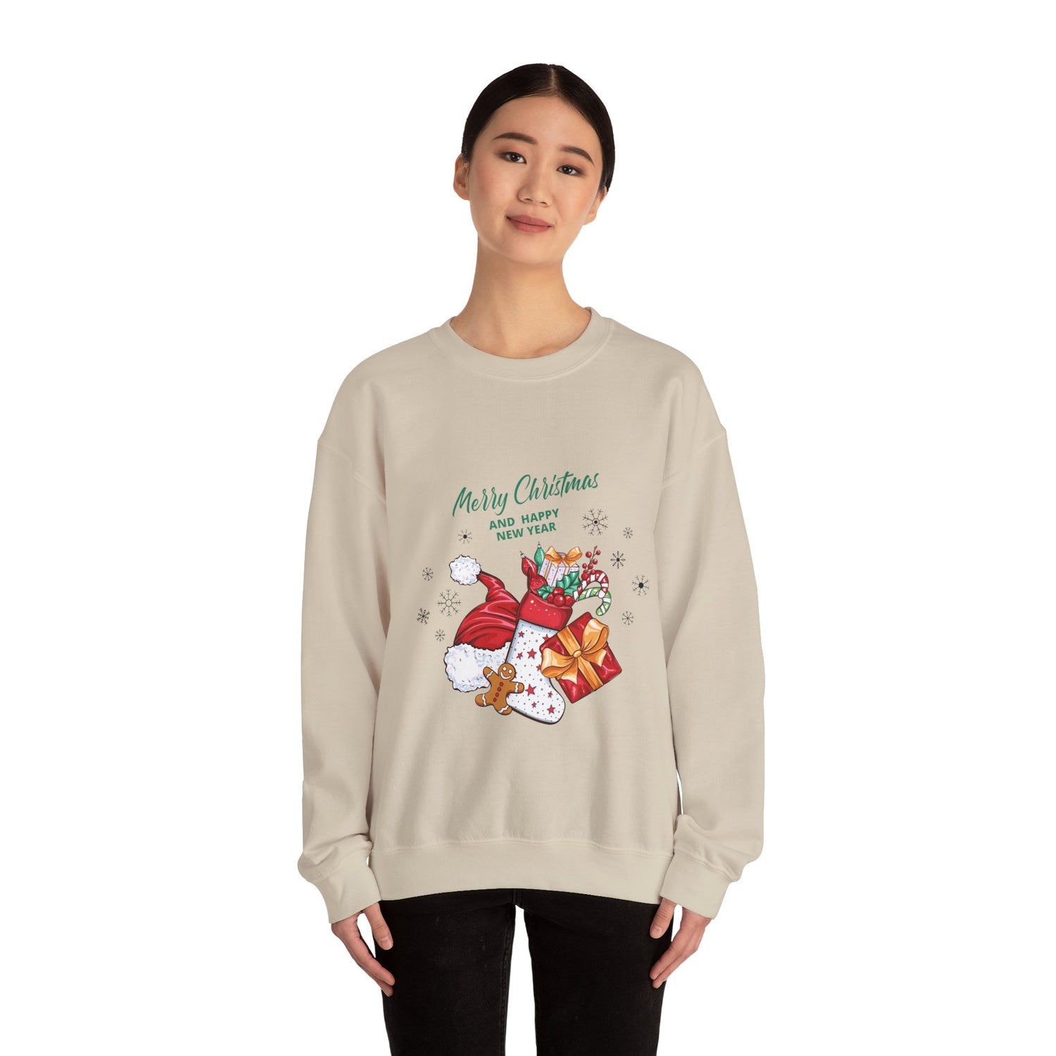 Merry Christmas Unisex Heavy Blend™ Crewneck Sweatshirt