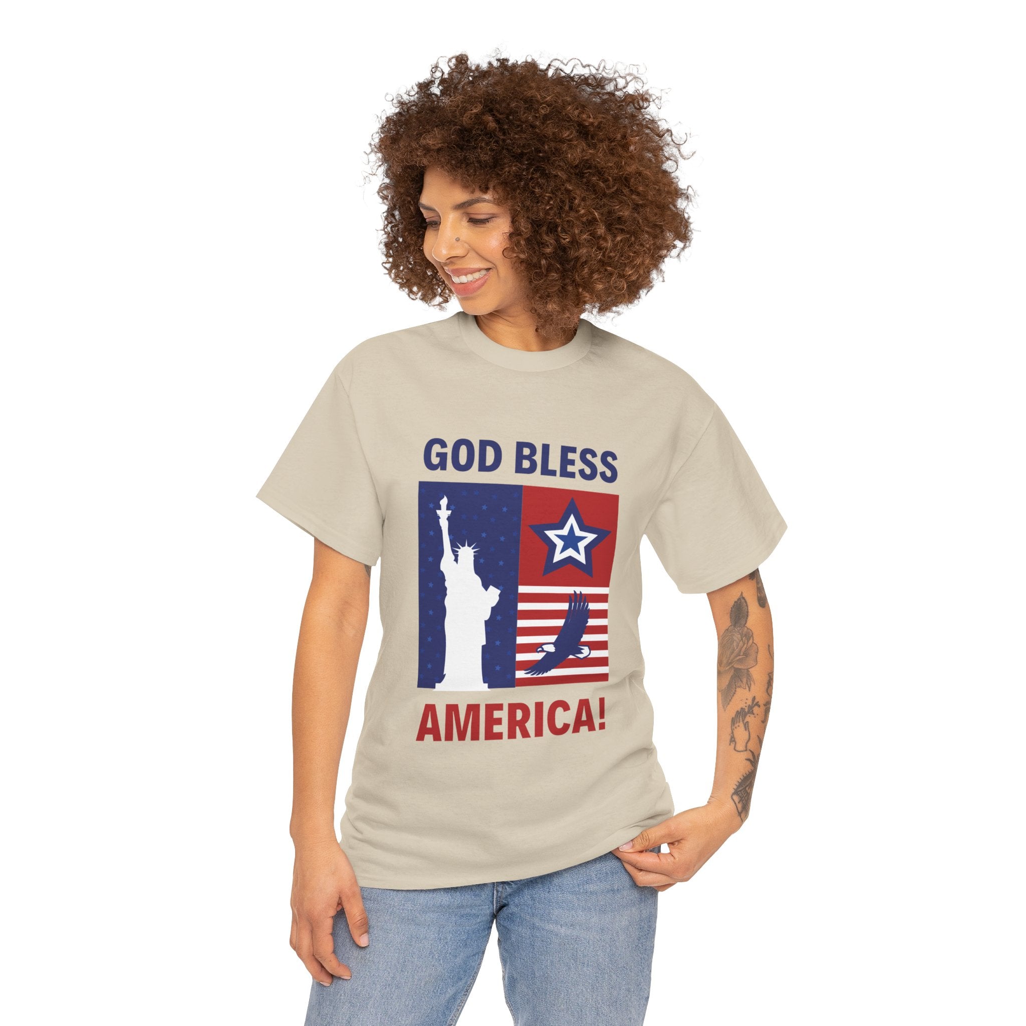 USA Bless Unisex Heavy Cotton Tee