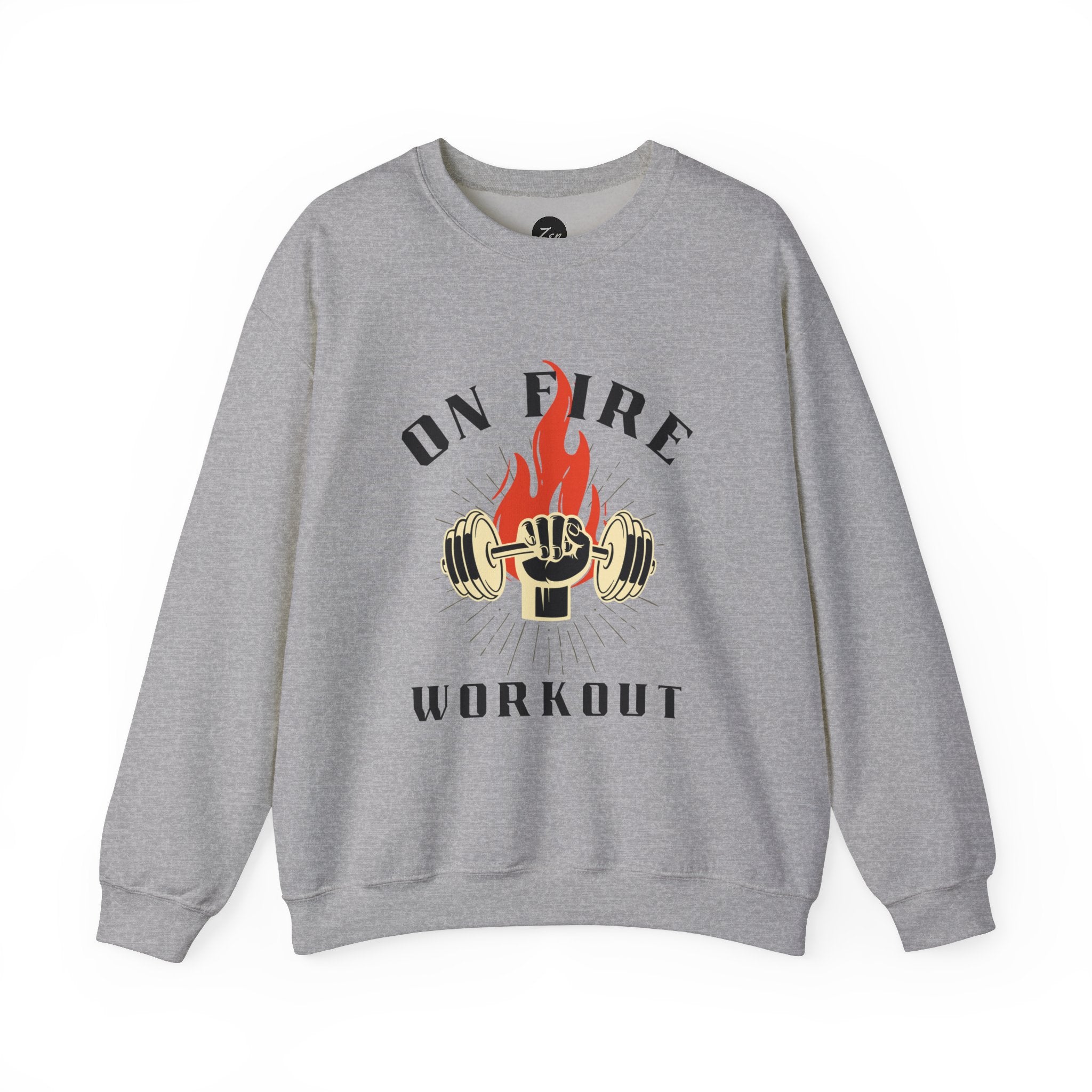 On Fire Workout Heavy Blend™ Crewneck Sweatshirt