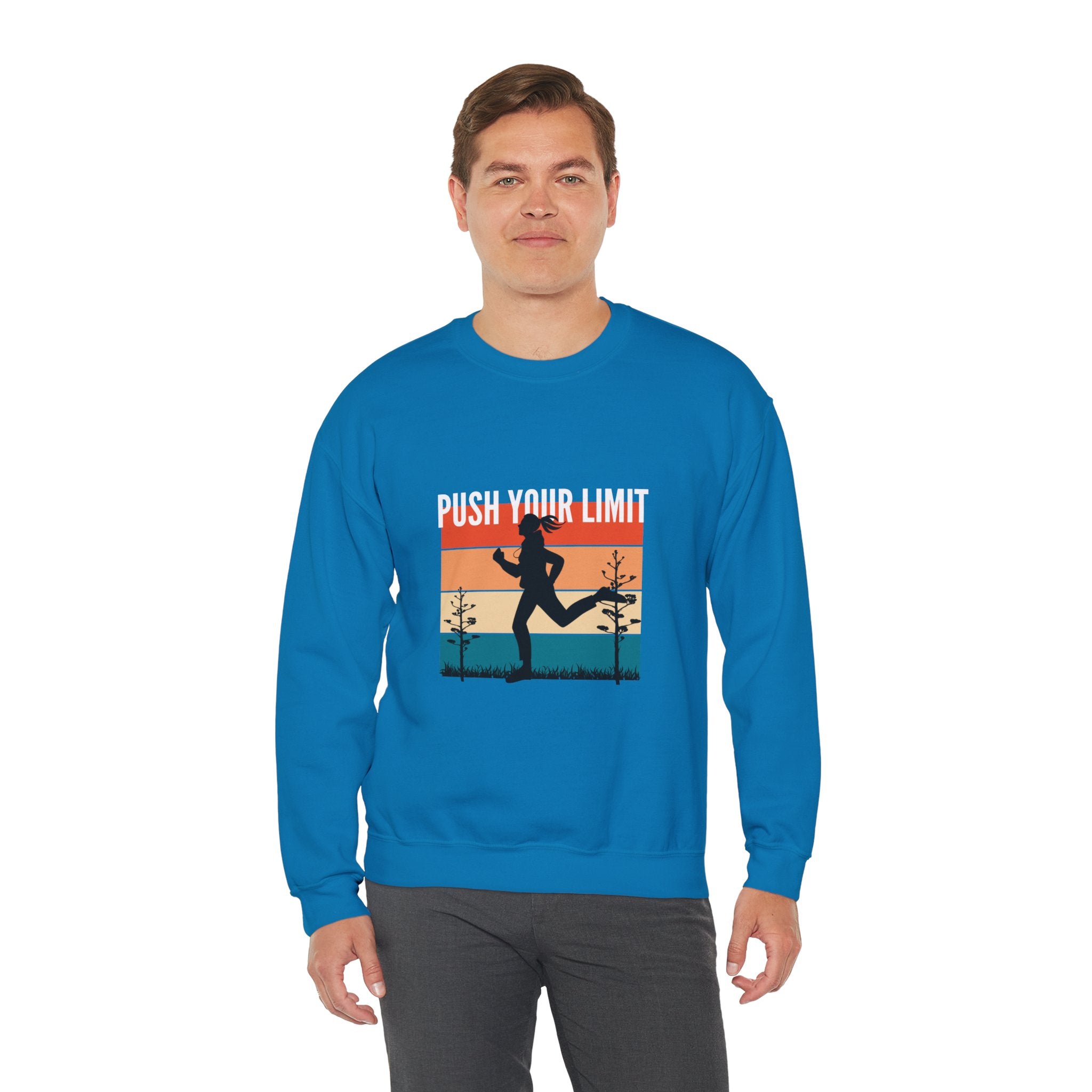 Push Your Limit Unisex Heavy Blend™ Crewneck Sweatshirt