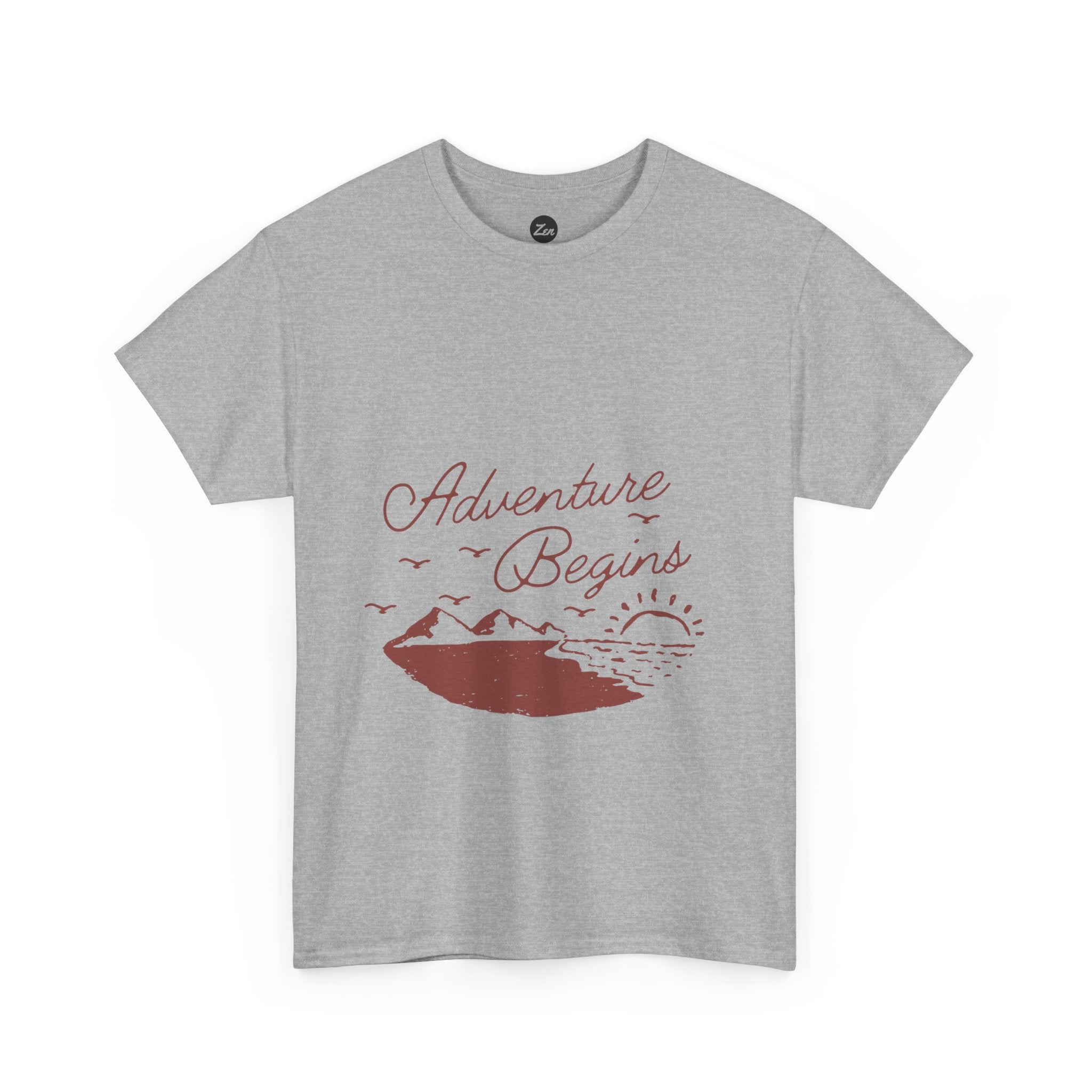 Adventure Begins Unisex Heavy Cotton Tee