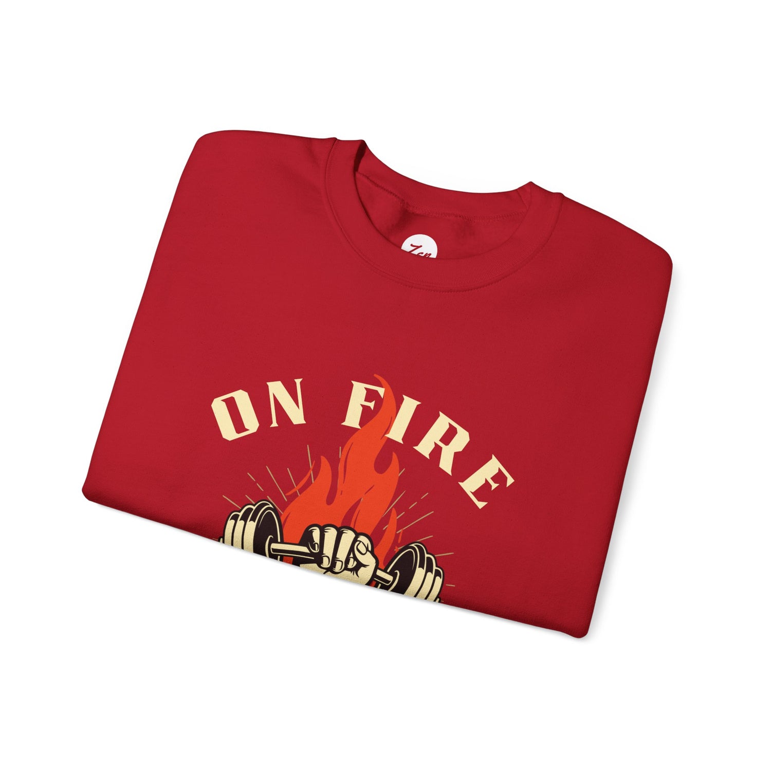 On Fire Workout Heavy Blend™ Crewneck Sweatshirt