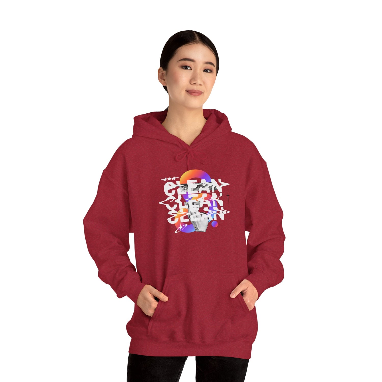 Clean Unisex Heavy Blend™ Hooded Sweatshirt