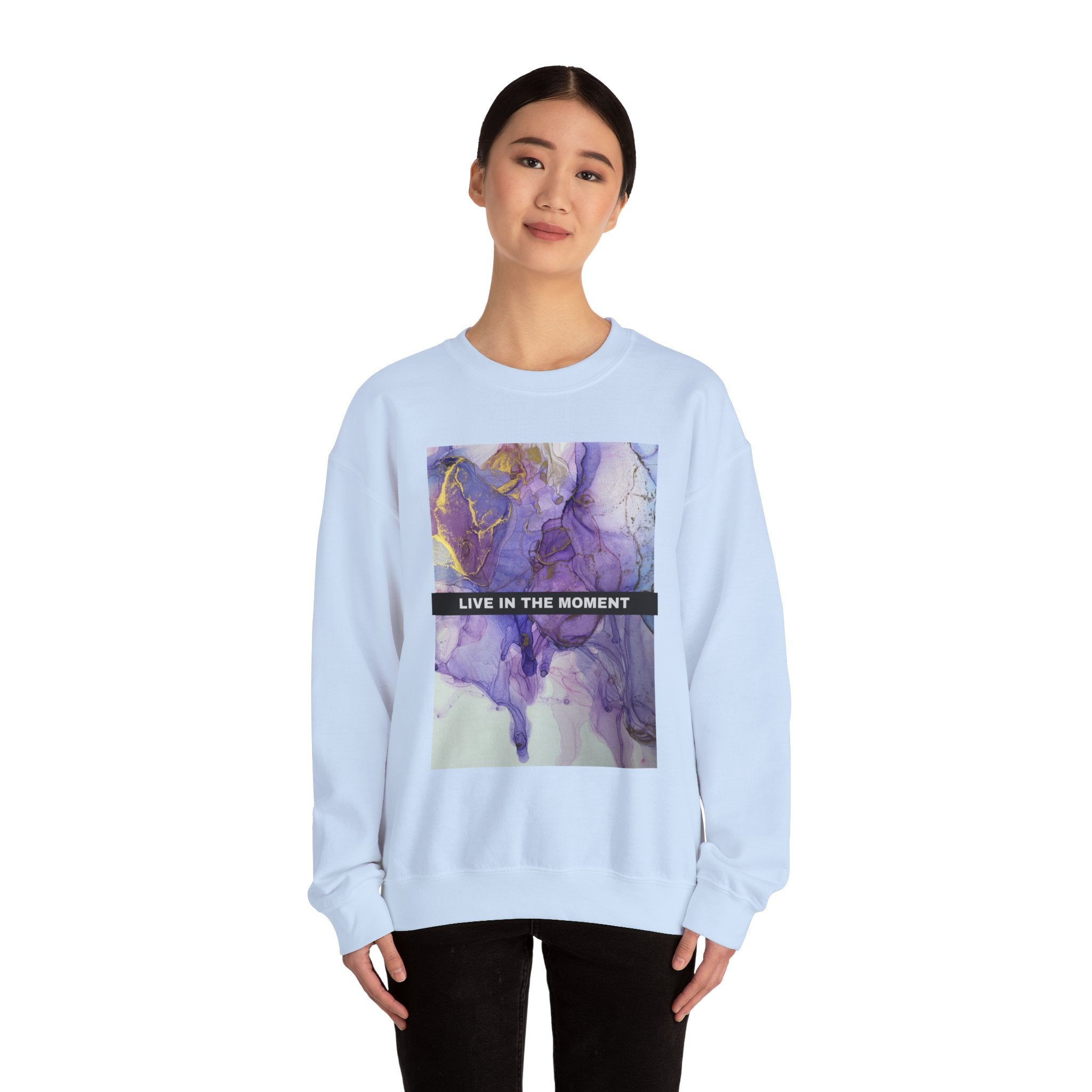 Live in the Moment Unisex Heavy Blend™ Crewneck Sweatshirt