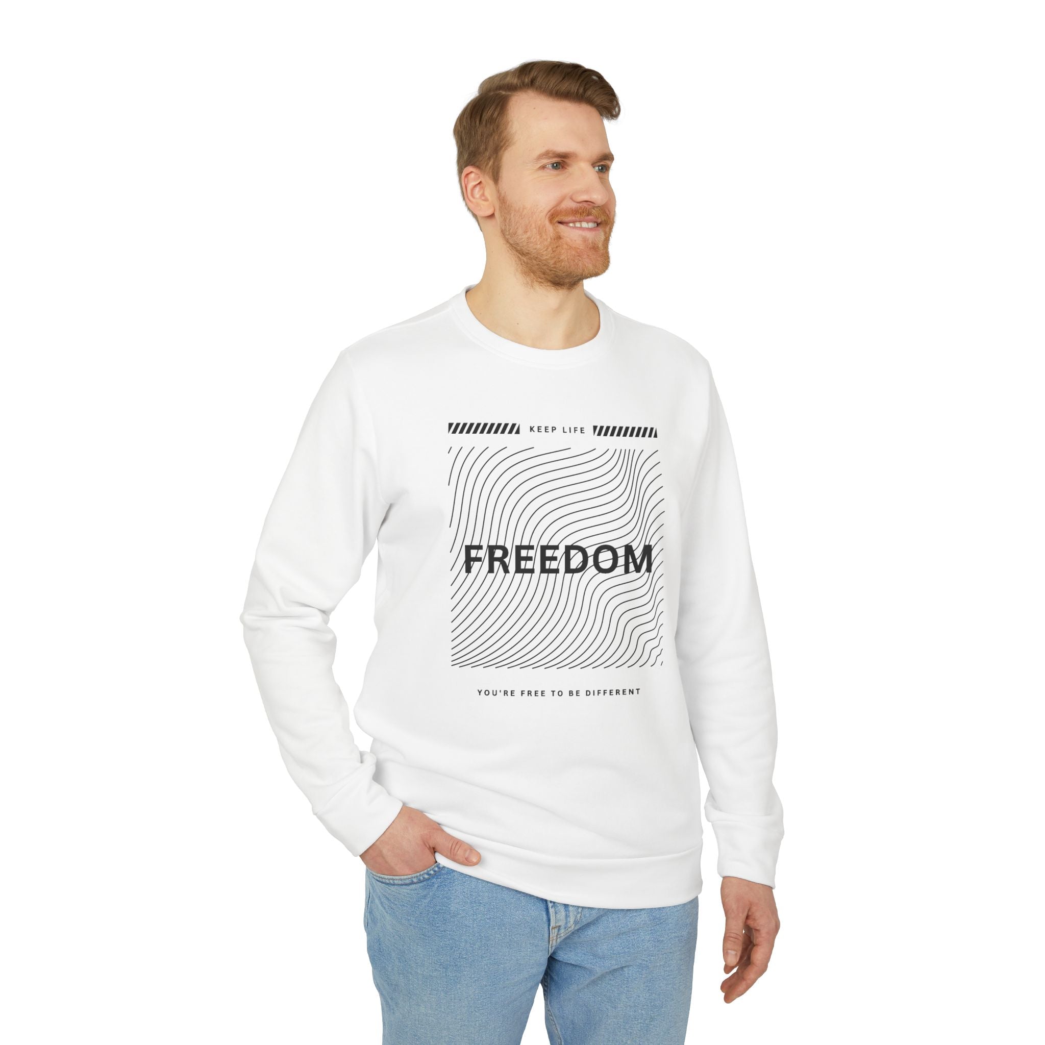 Freedom adidas Unisex Fleece Crewneck Sweatshirt