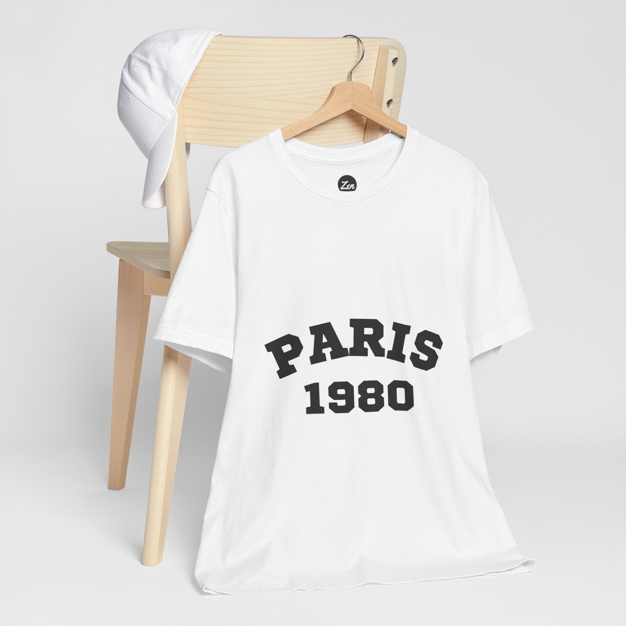 Paris 1980 Unisex Jersey Short Sleeve Tee