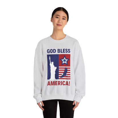 Bless America Unisex Heavy Blend™ Crewneck Sweatshirt