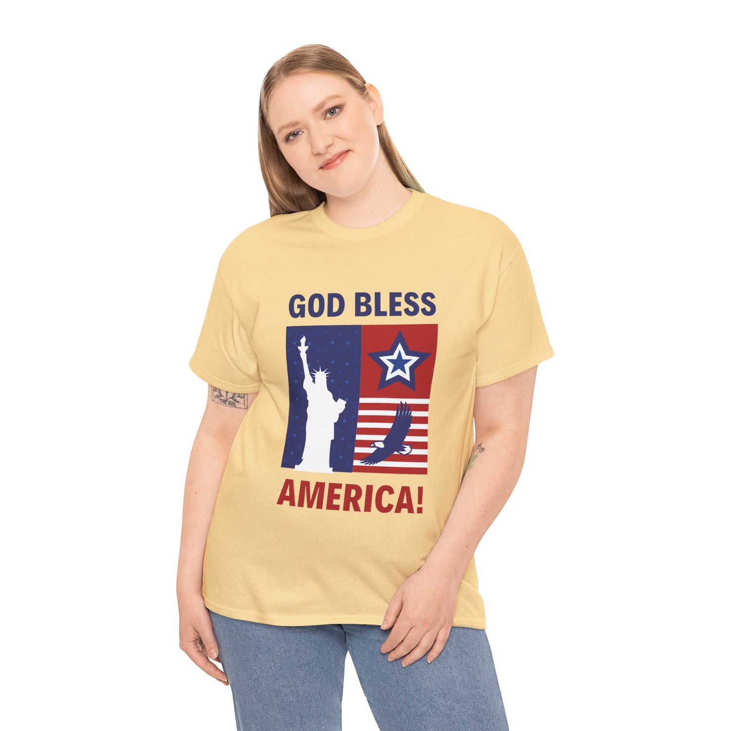 USA Bless Unisex Heavy Cotton Tee