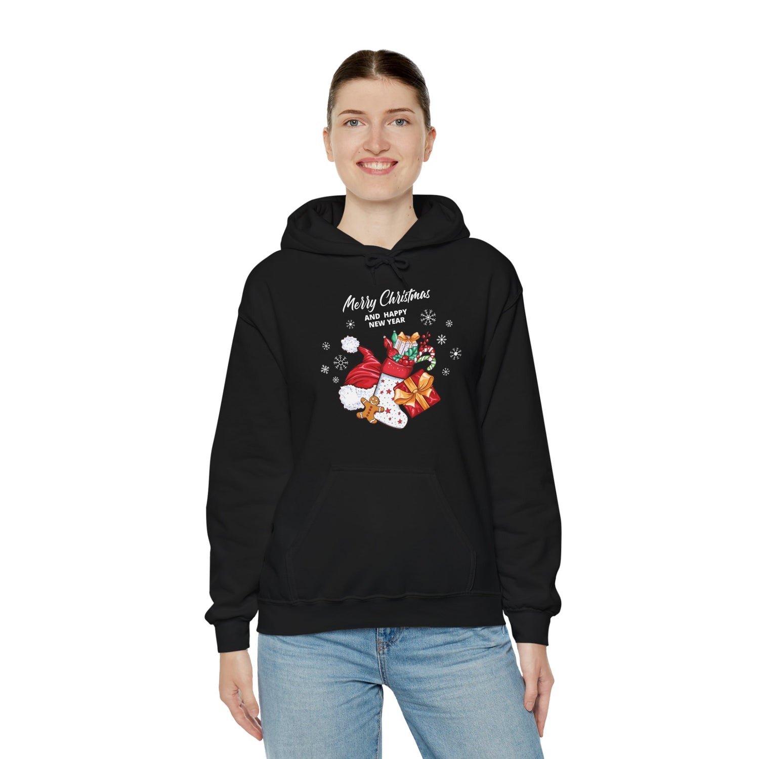 Merry Christmas Unisex Heavy Blend™ Hooded Sweatshirt