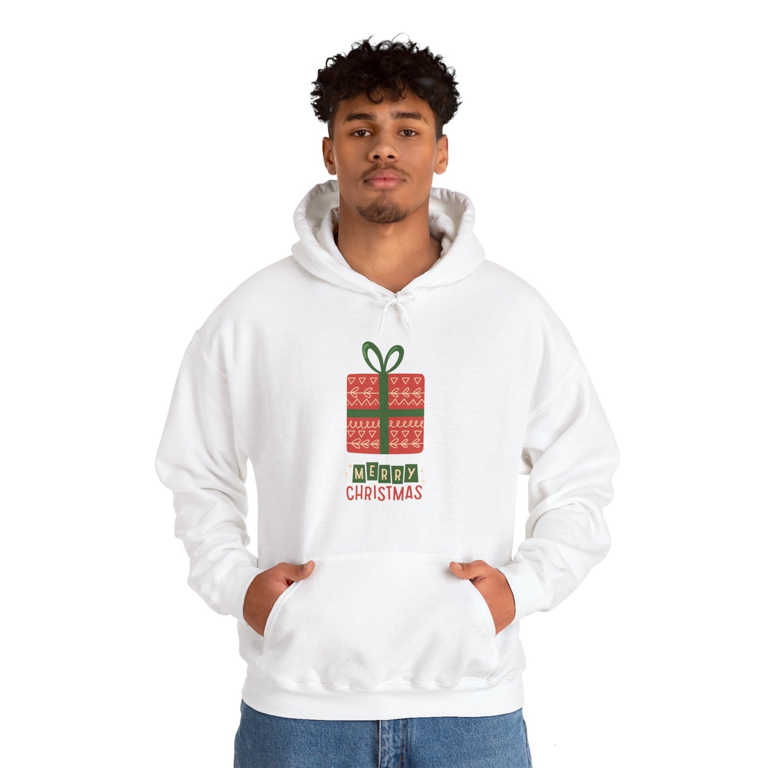 Merry Christmas II Unisex Heavy Blend™ Hooded Sweatshirt