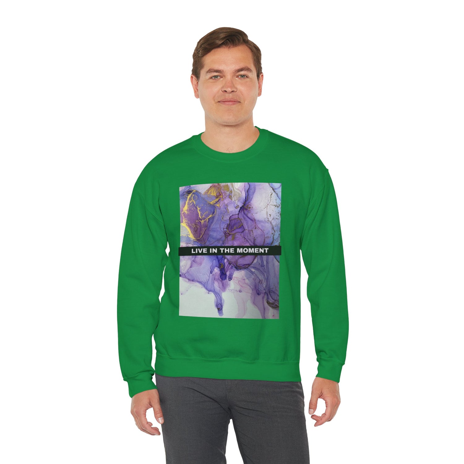 Live in the Moment Unisex Heavy Blend™ Crewneck Sweatshirt