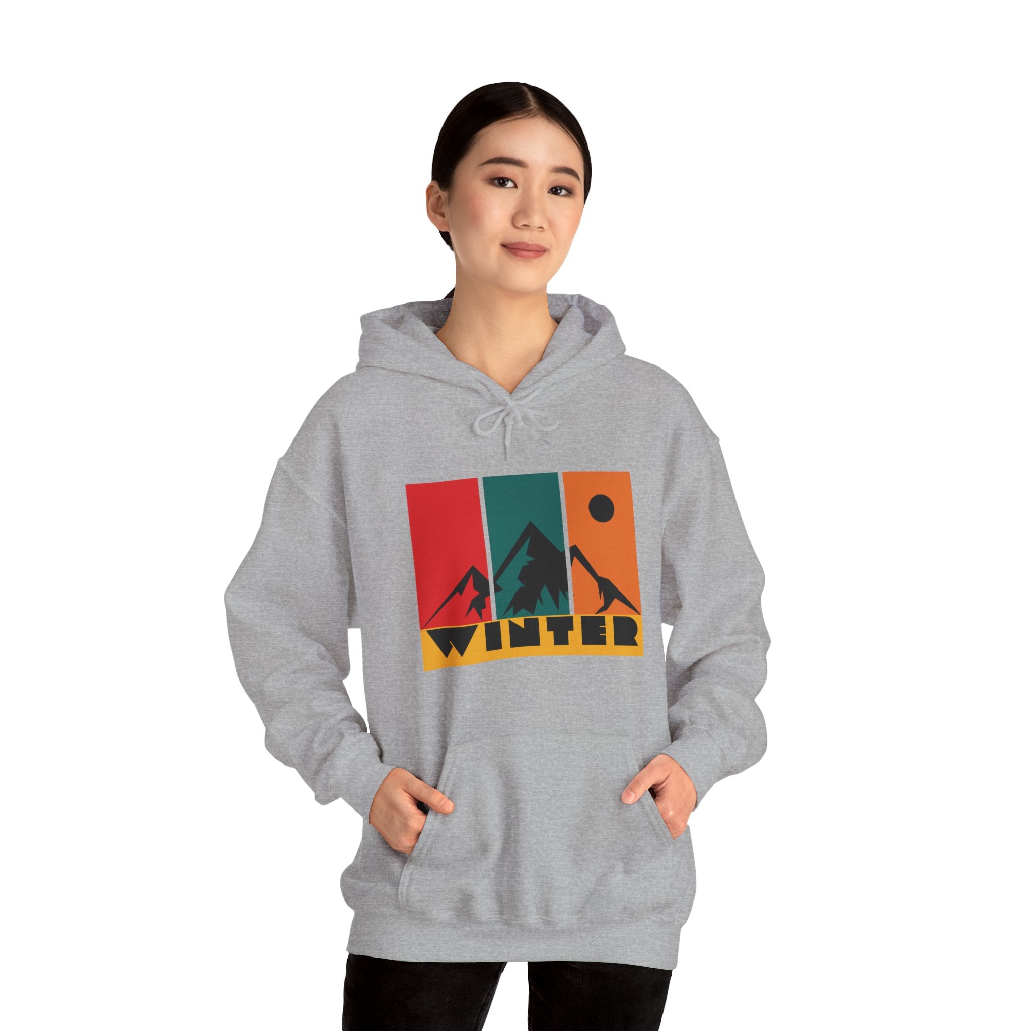 Winter Unisex Heavy Blend™ Hooded Sweatshirt