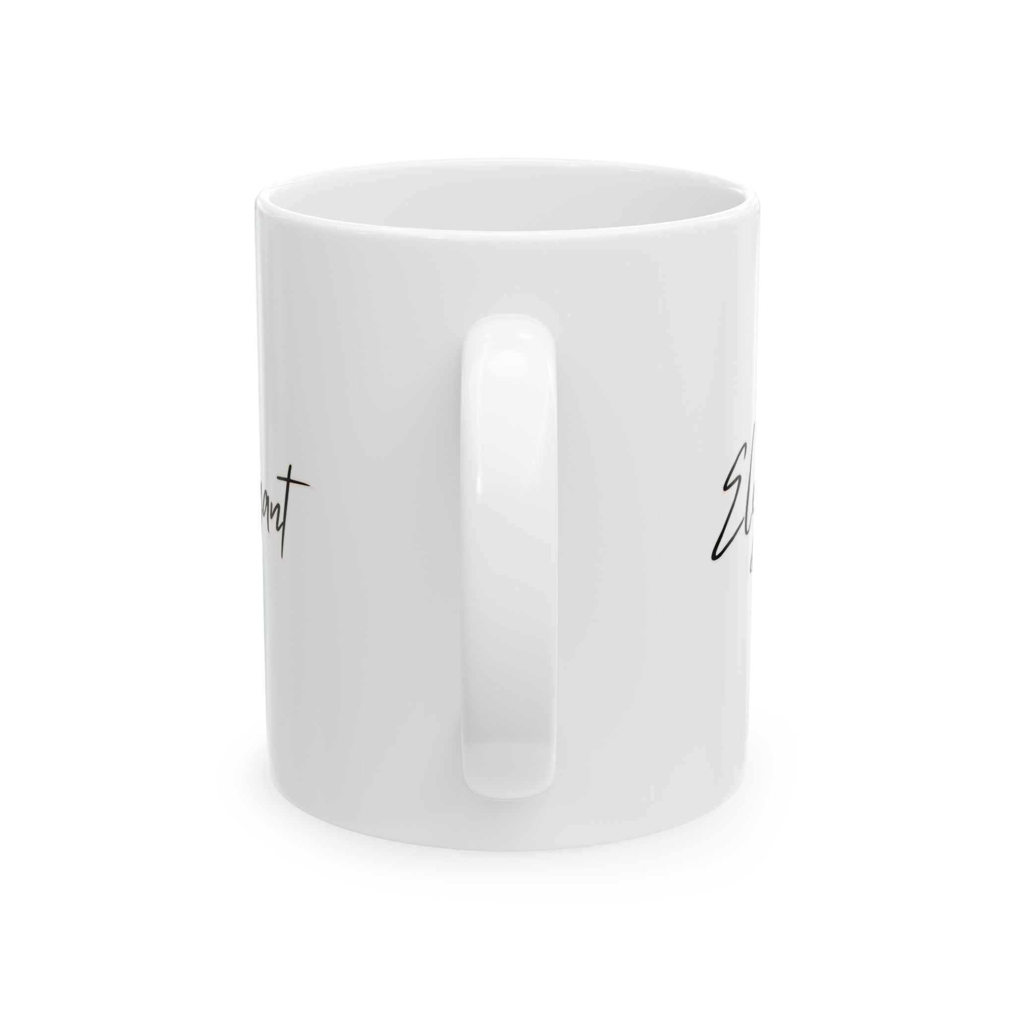 Elegant Ceramic Mug, (11oz, 15oz)