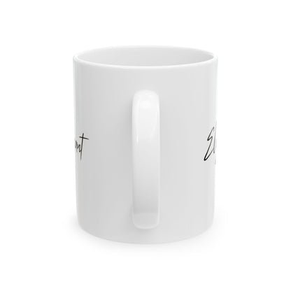 Elegant Ceramic Mug, (11oz, 15oz)