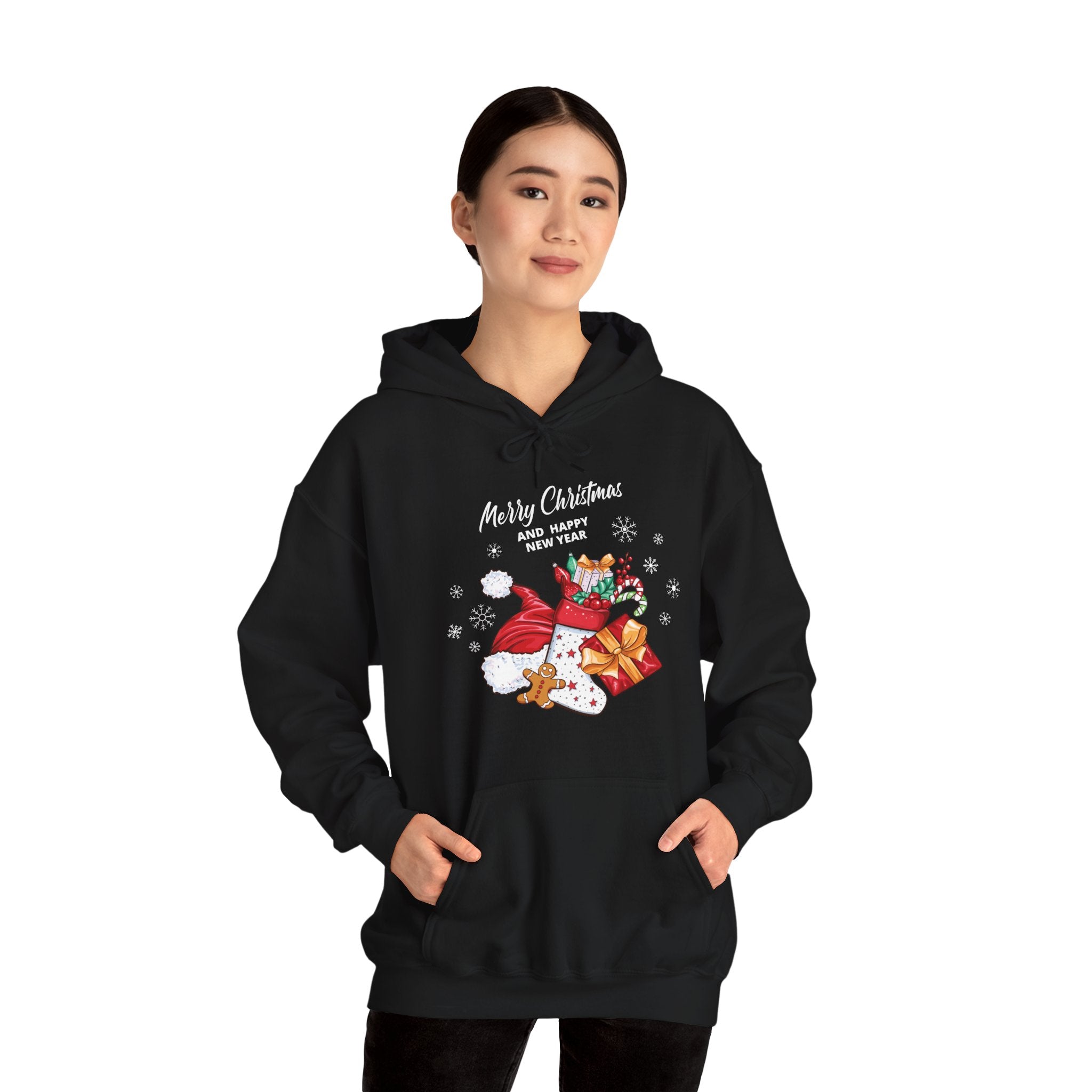 Merry Christmas Unisex Heavy Blend™ Hooded Sweatshirt