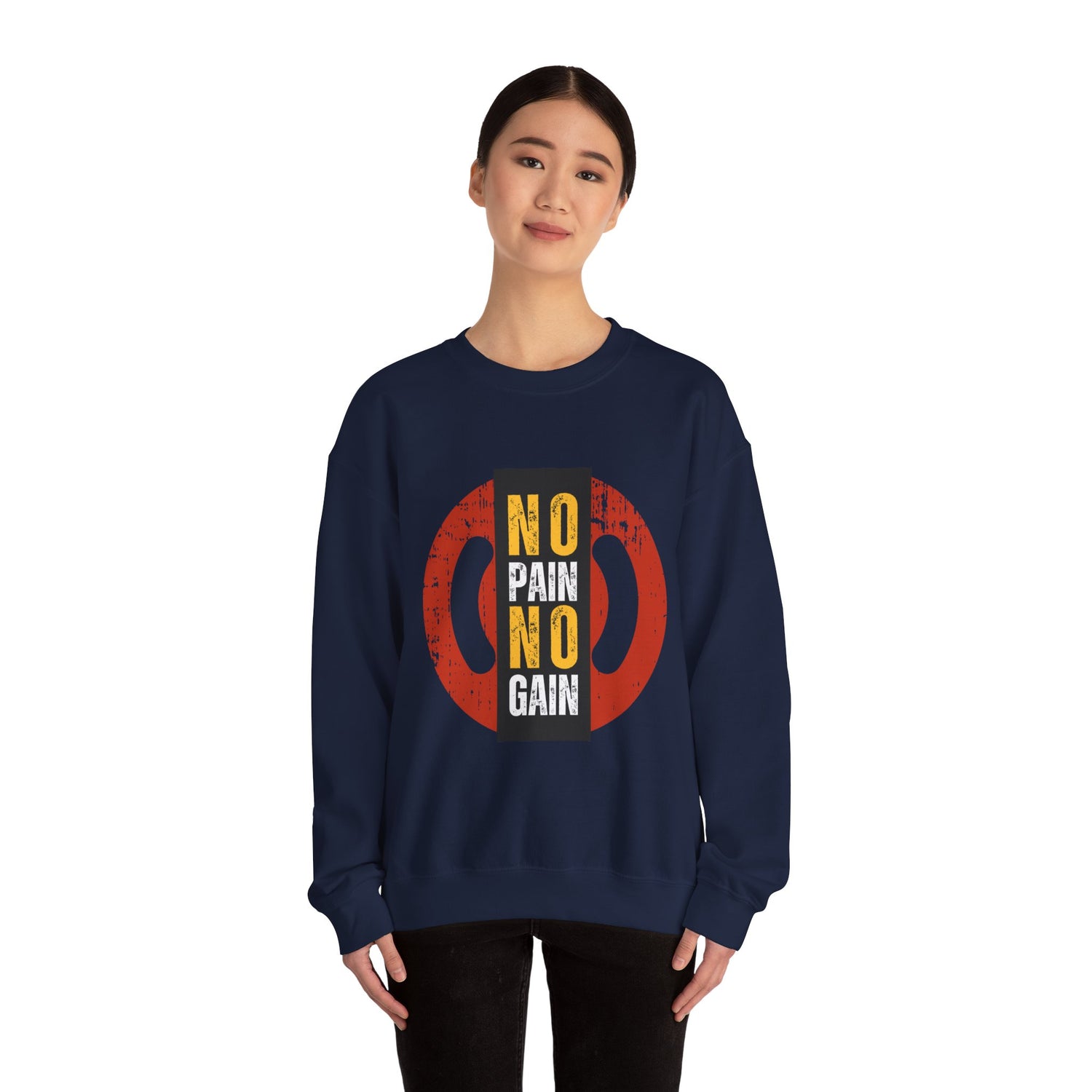 No Pain No Gain Unisex Heavy Blend™ Crewneck Sweatshirt