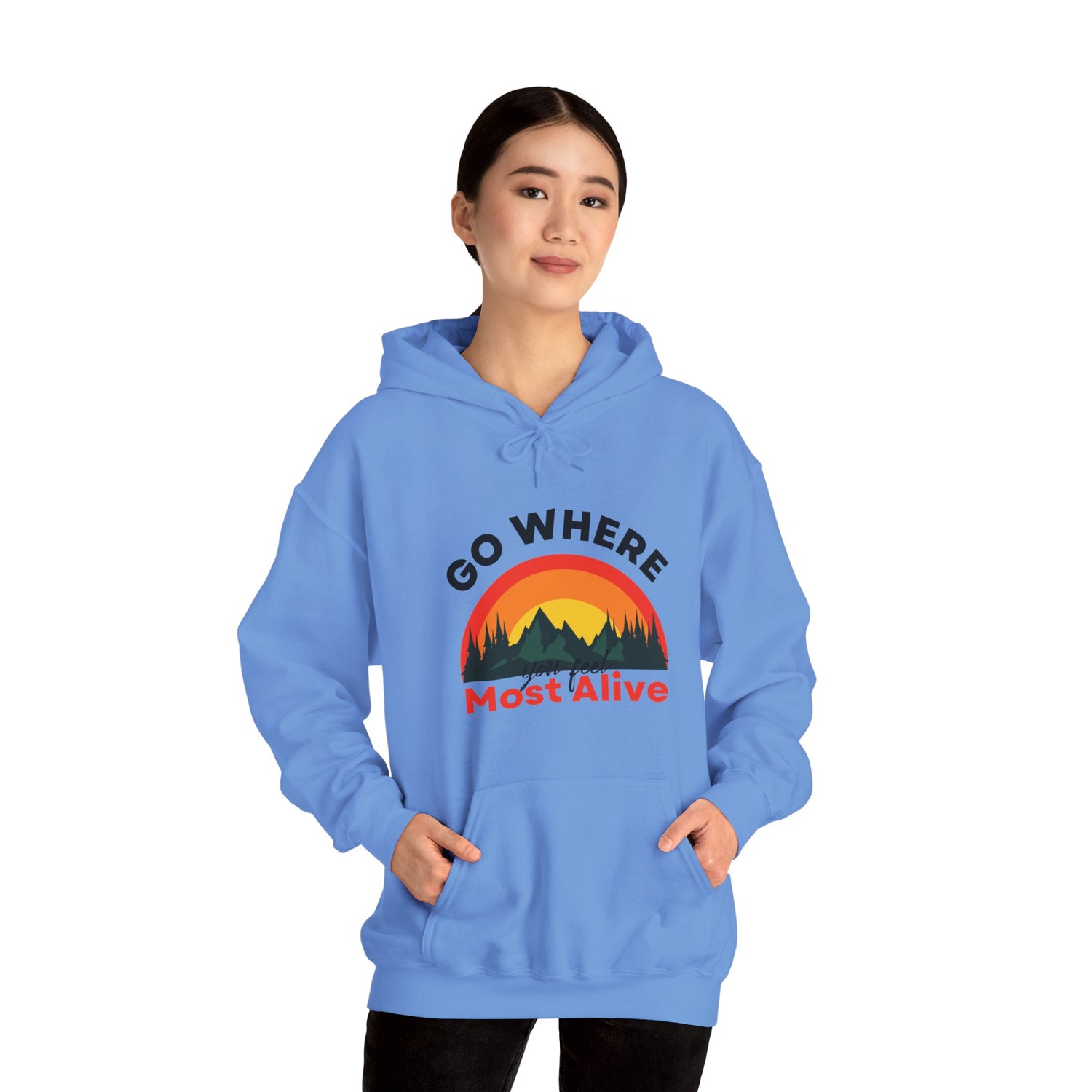 Go Alive Unisex Heavy Blend™ Hooded Sweatshirt