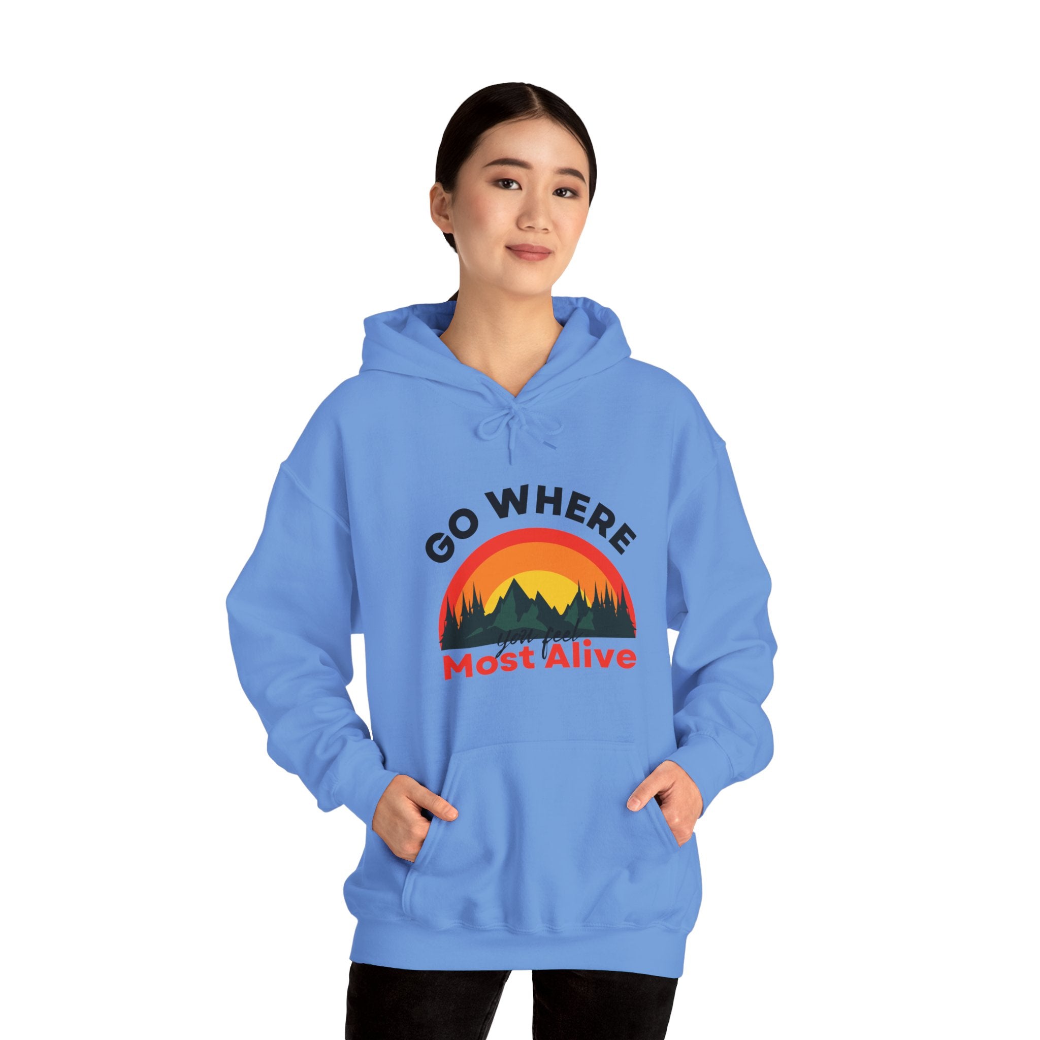 Go Alive Unisex Heavy Blend™ Hooded Sweatshirt