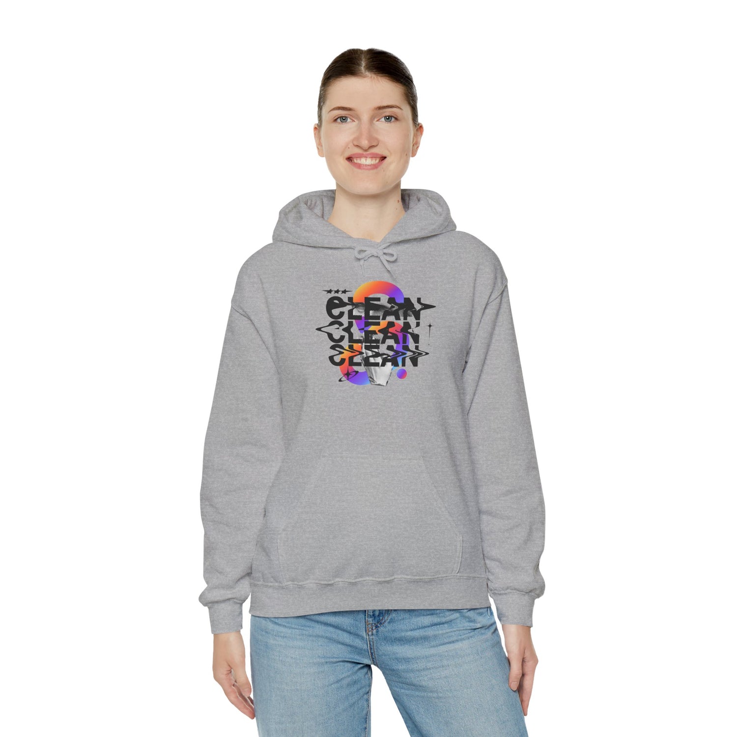 Clean Unisex Heavy Blend™ Hooded Sweatshirt