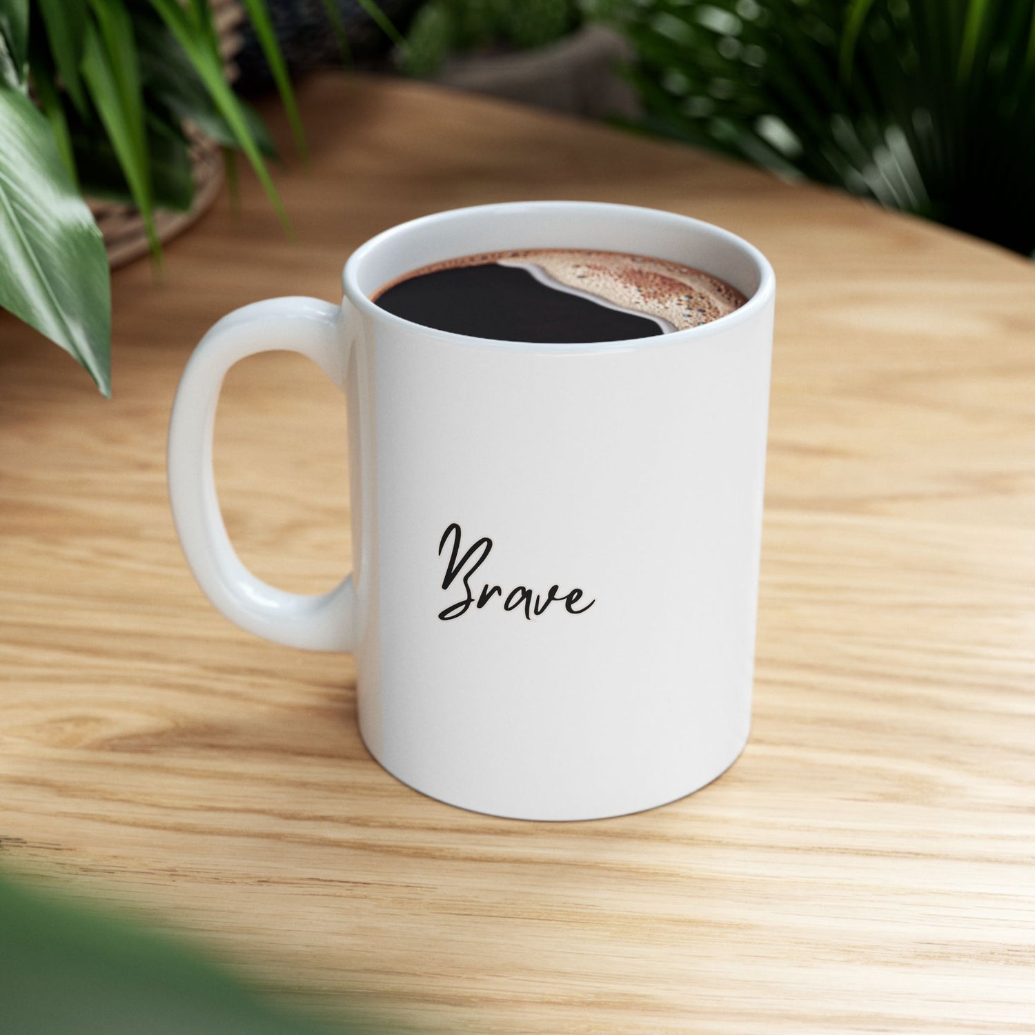 Brave Ceramic Mug, (11oz, 15oz)